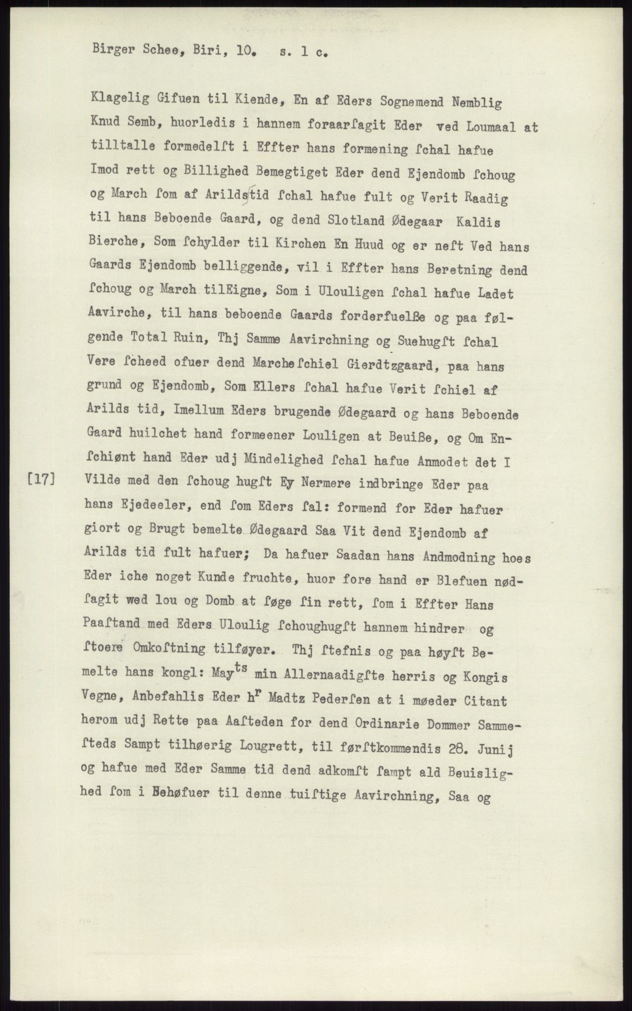 Samlinger til kildeutgivelse, Diplomavskriftsamlingen, AV/RA-EA-4053/H/Ha, p. 3461