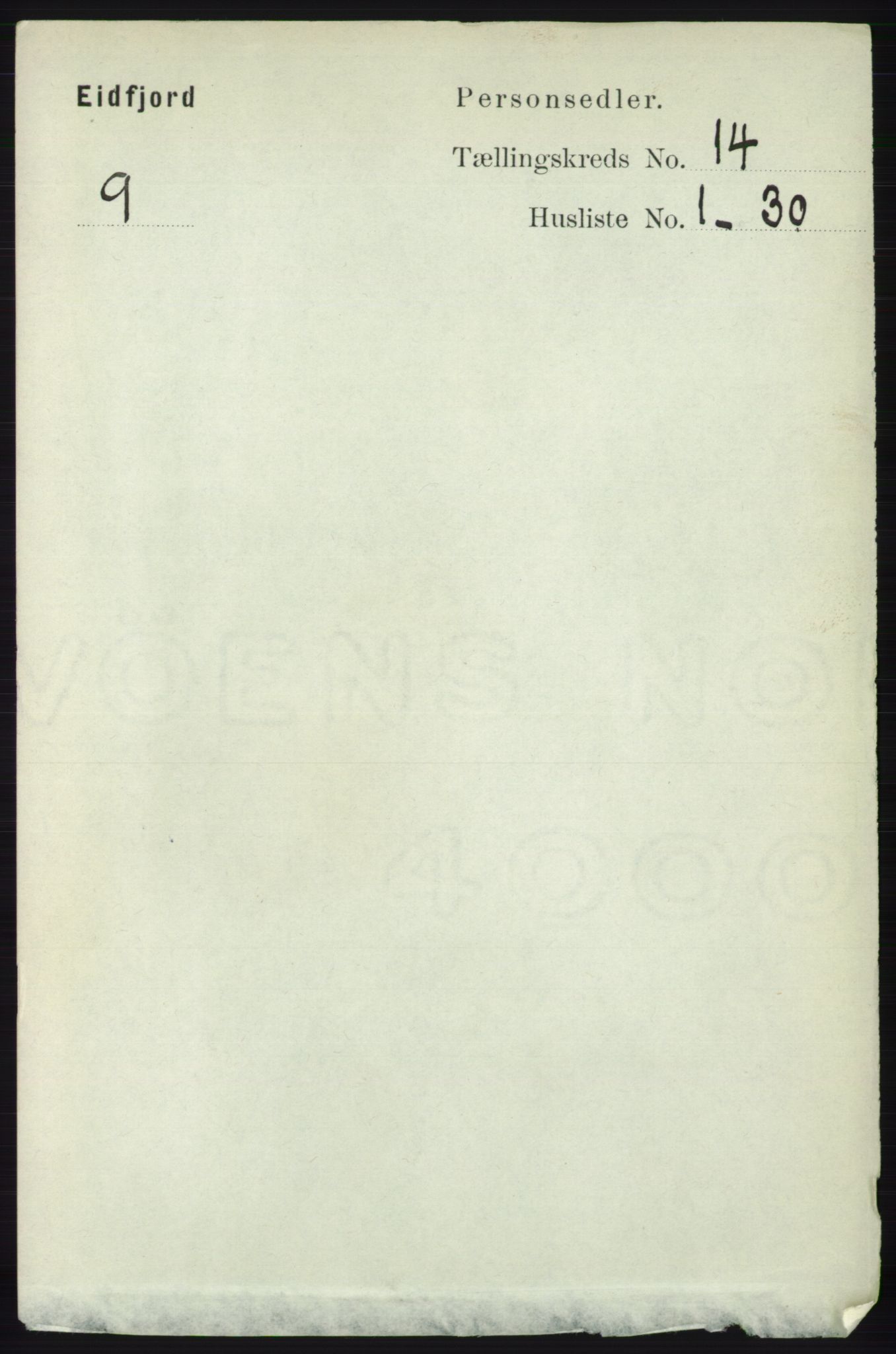 RA, 1891 census for 1233 Ulvik, 1891, p. 4274