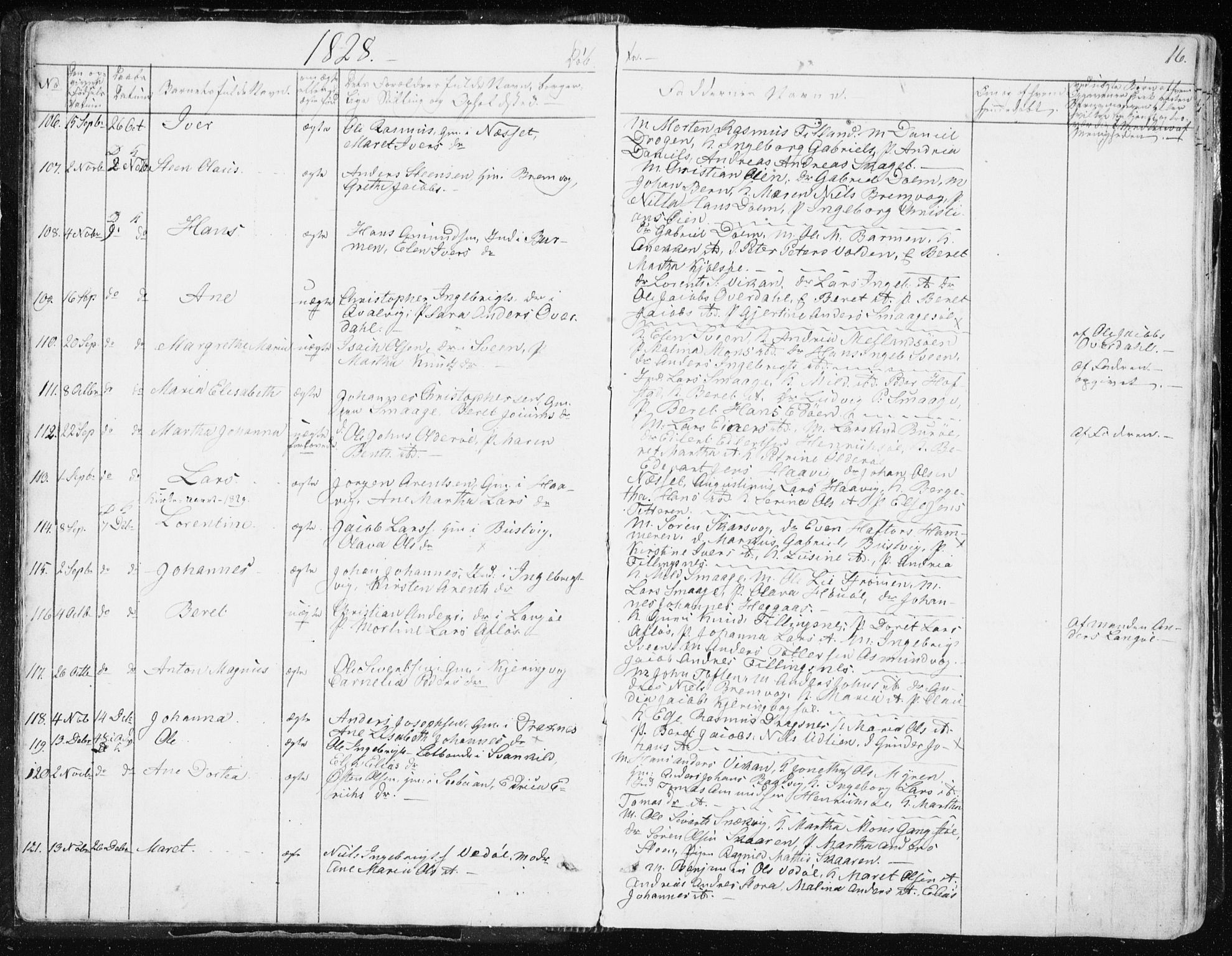 Ministerialprotokoller, klokkerbøker og fødselsregistre - Sør-Trøndelag, SAT/A-1456/634/L0528: Parish register (official) no. 634A04, 1827-1842, p. 16