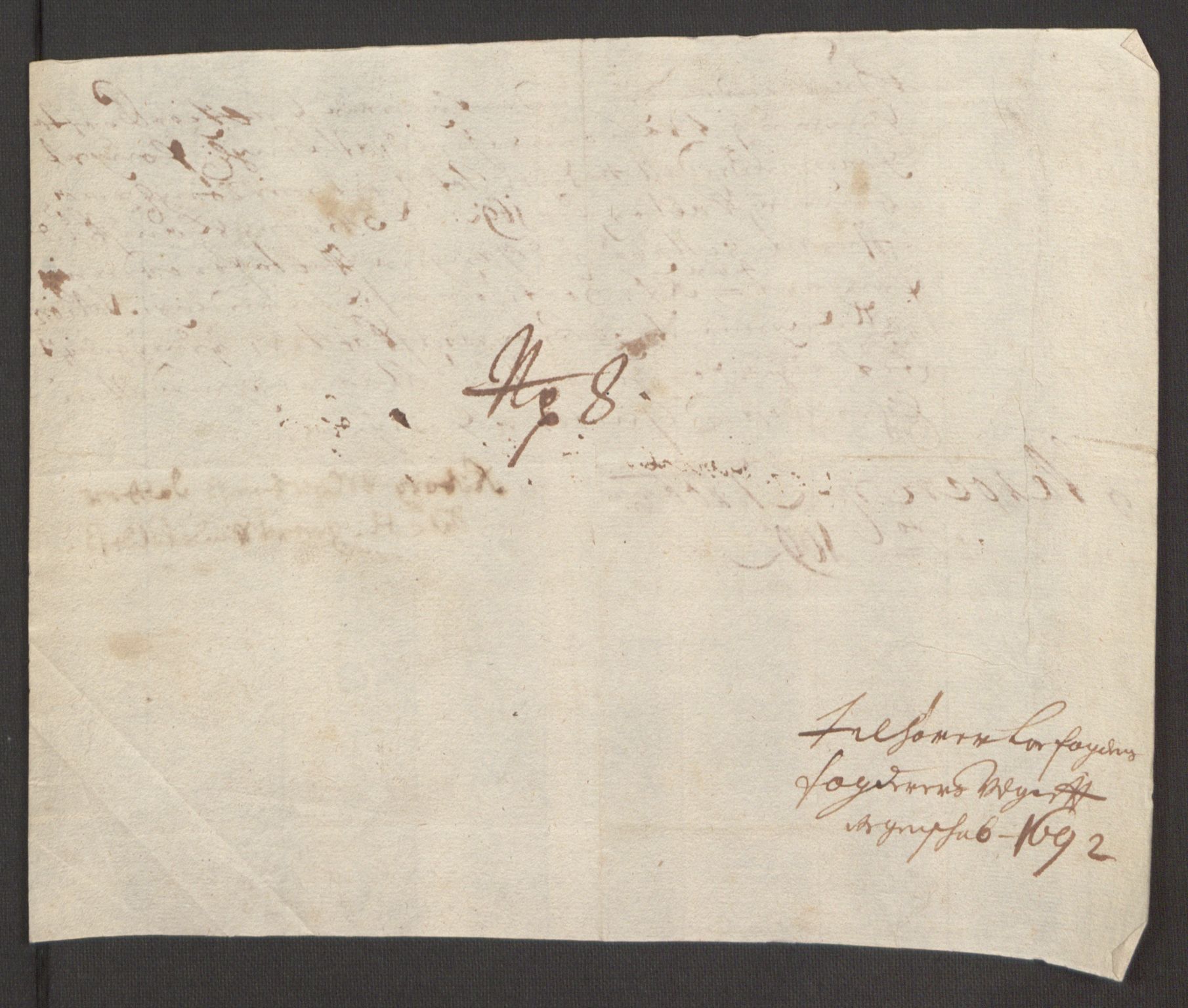 Rentekammeret inntil 1814, Reviderte regnskaper, Fogderegnskap, RA/EA-4092/R67/L4675: Fogderegnskap Vesterålen, Andenes og Lofoten, 1691-1693, p. 221