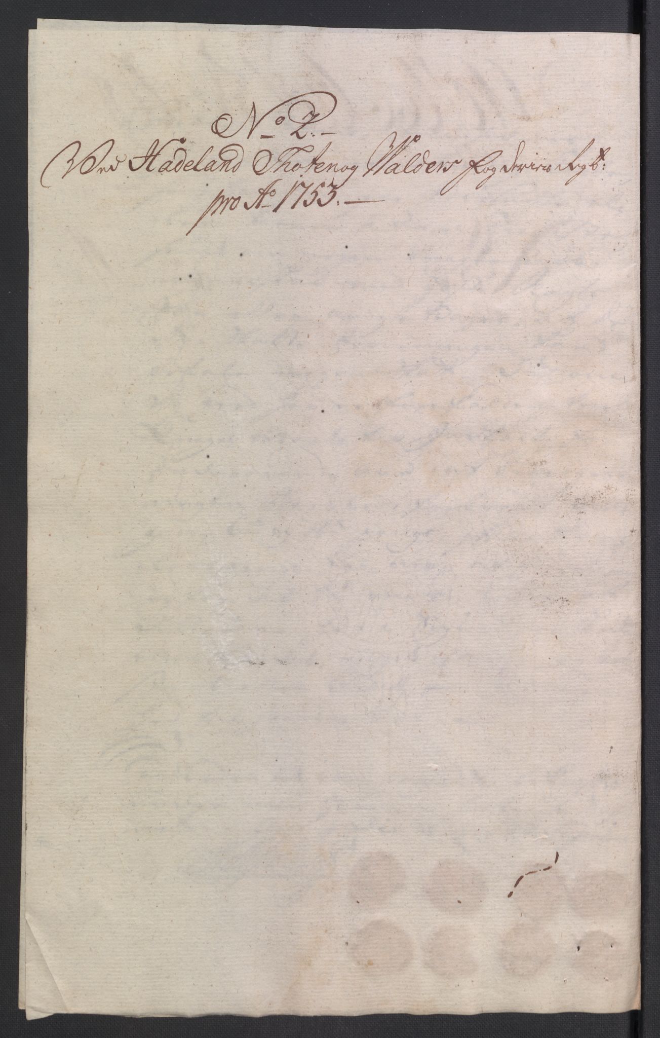 Rentekammeret inntil 1814, Reviderte regnskaper, Fogderegnskap, RA/EA-4092/R18/L1349: Fogderegnskap Hadeland, Toten og Valdres, 1752-1753, p. 419
