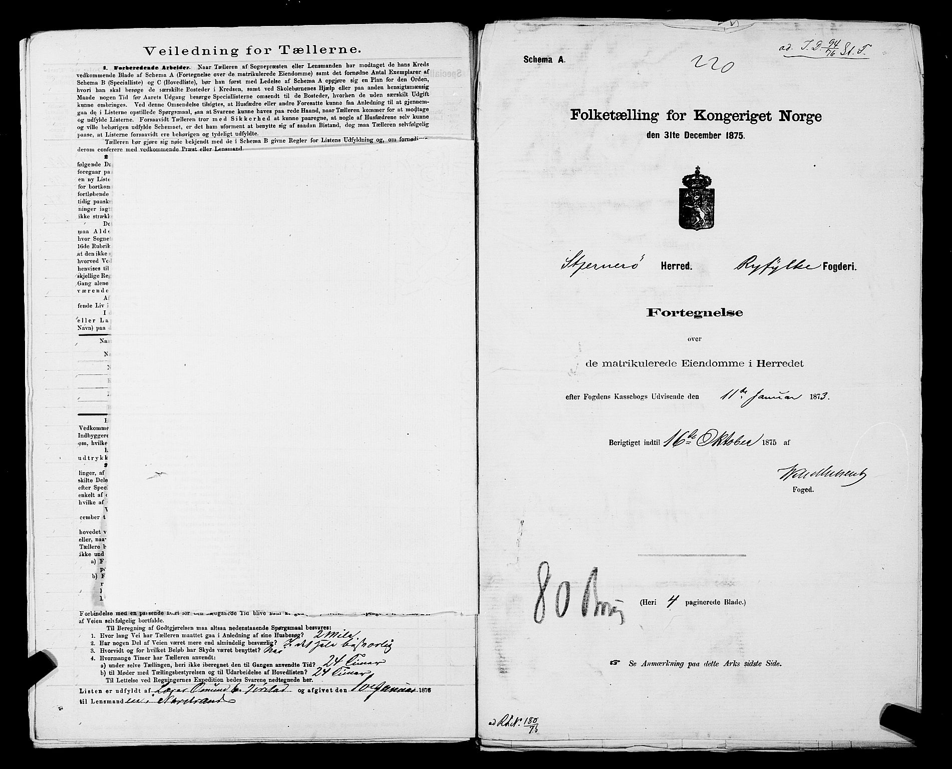 SAST, 1875 census for 1139P Nedstrand, 1875, p. 37