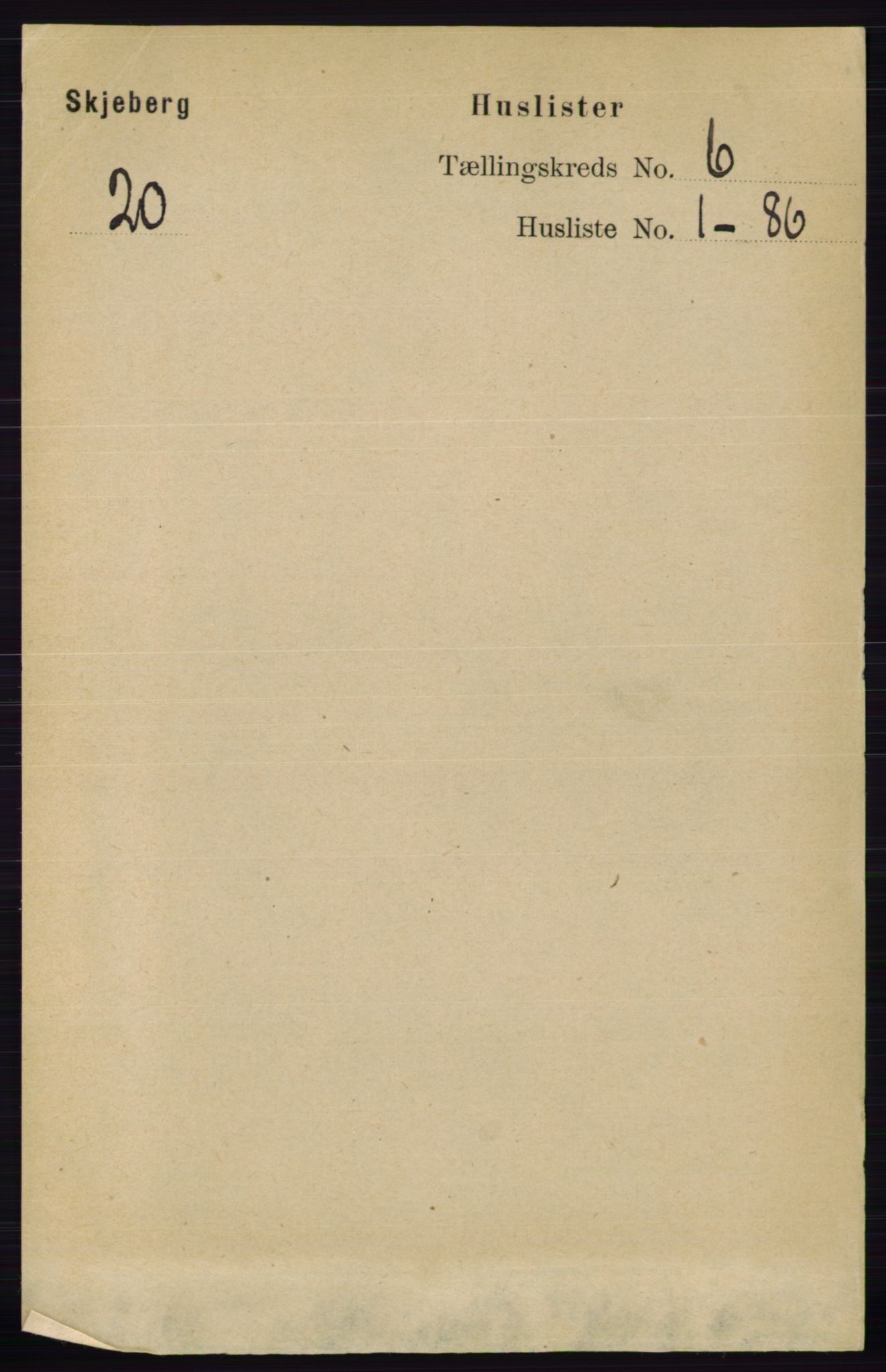 RA, 1891 census for 0115 Skjeberg, 1891, p. 2746