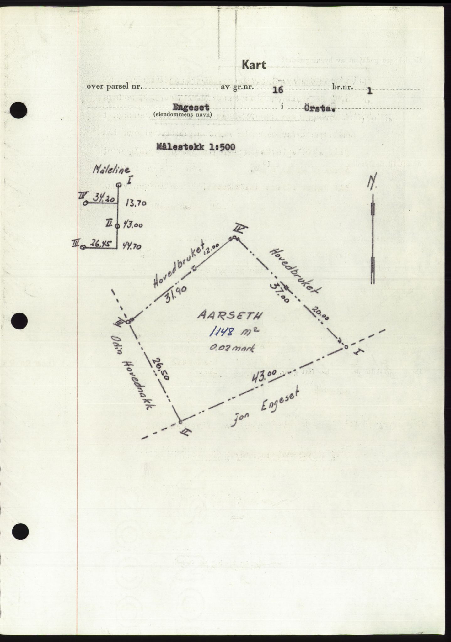 Søre Sunnmøre sorenskriveri, AV/SAT-A-4122/1/2/2C/L0090: Mortgage book no. 16A, 1951-1951, Diary no: : 2157/1951