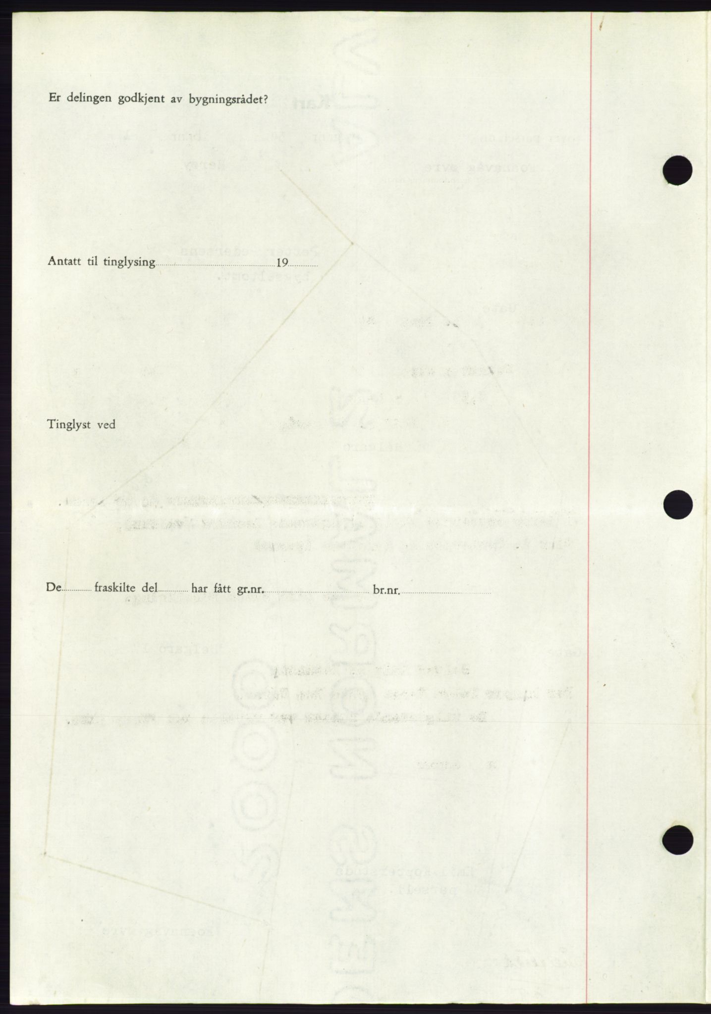 Søre Sunnmøre sorenskriveri, AV/SAT-A-4122/1/2/2C/L0084: Mortgage book no. 10A, 1949-1949, Diary no: : 1090/1949