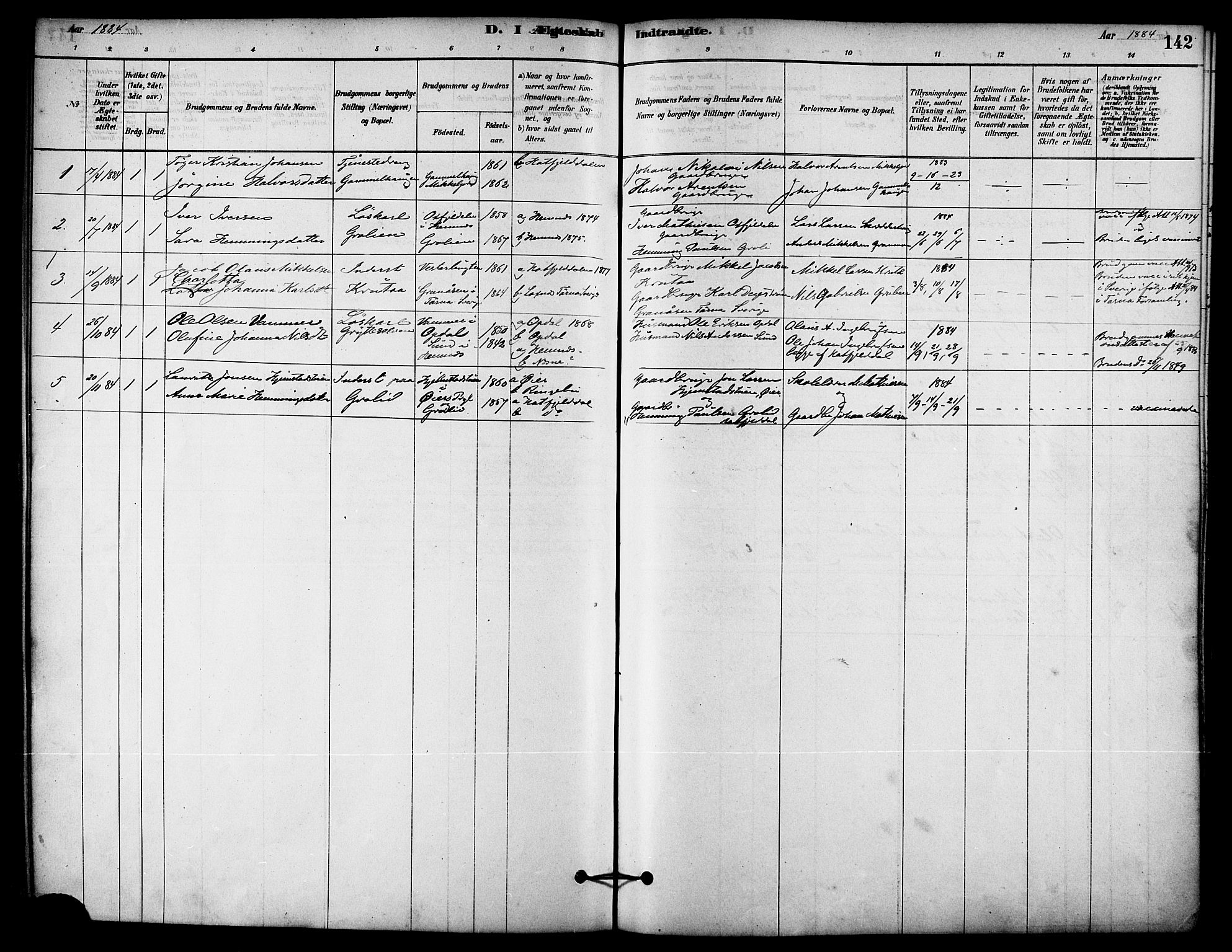 Ministerialprotokoller, klokkerbøker og fødselsregistre - Nordland, AV/SAT-A-1459/823/L0325: Parish register (official) no. 823A02, 1878-1898, p. 142