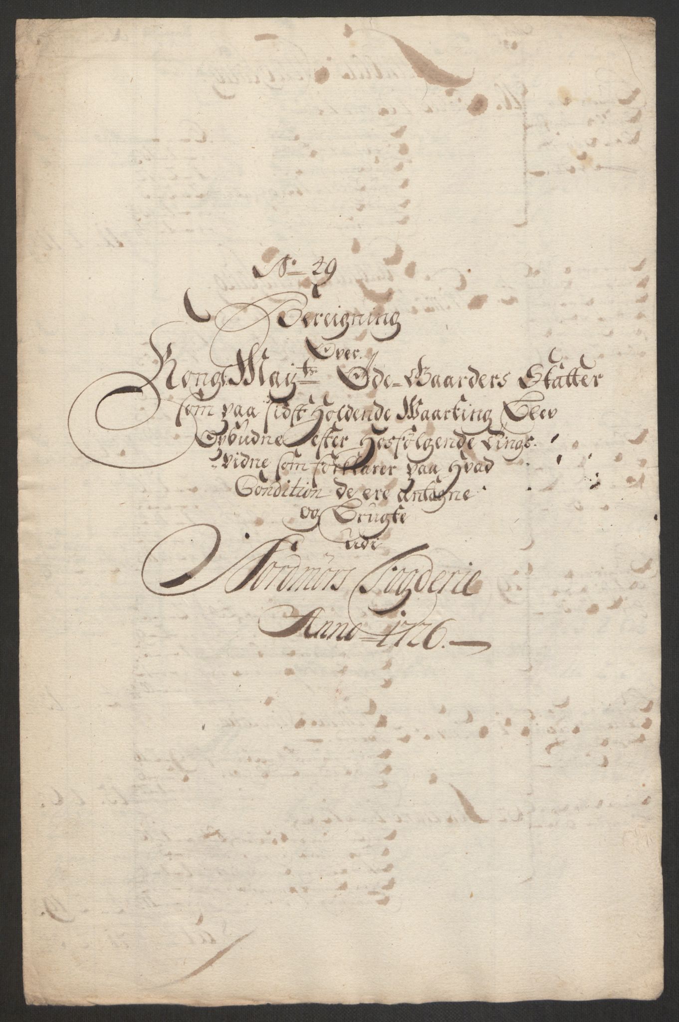 Rentekammeret inntil 1814, Reviderte regnskaper, Fogderegnskap, RA/EA-4092/R56/L3759: Fogderegnskap Nordmøre, 1726, p. 273