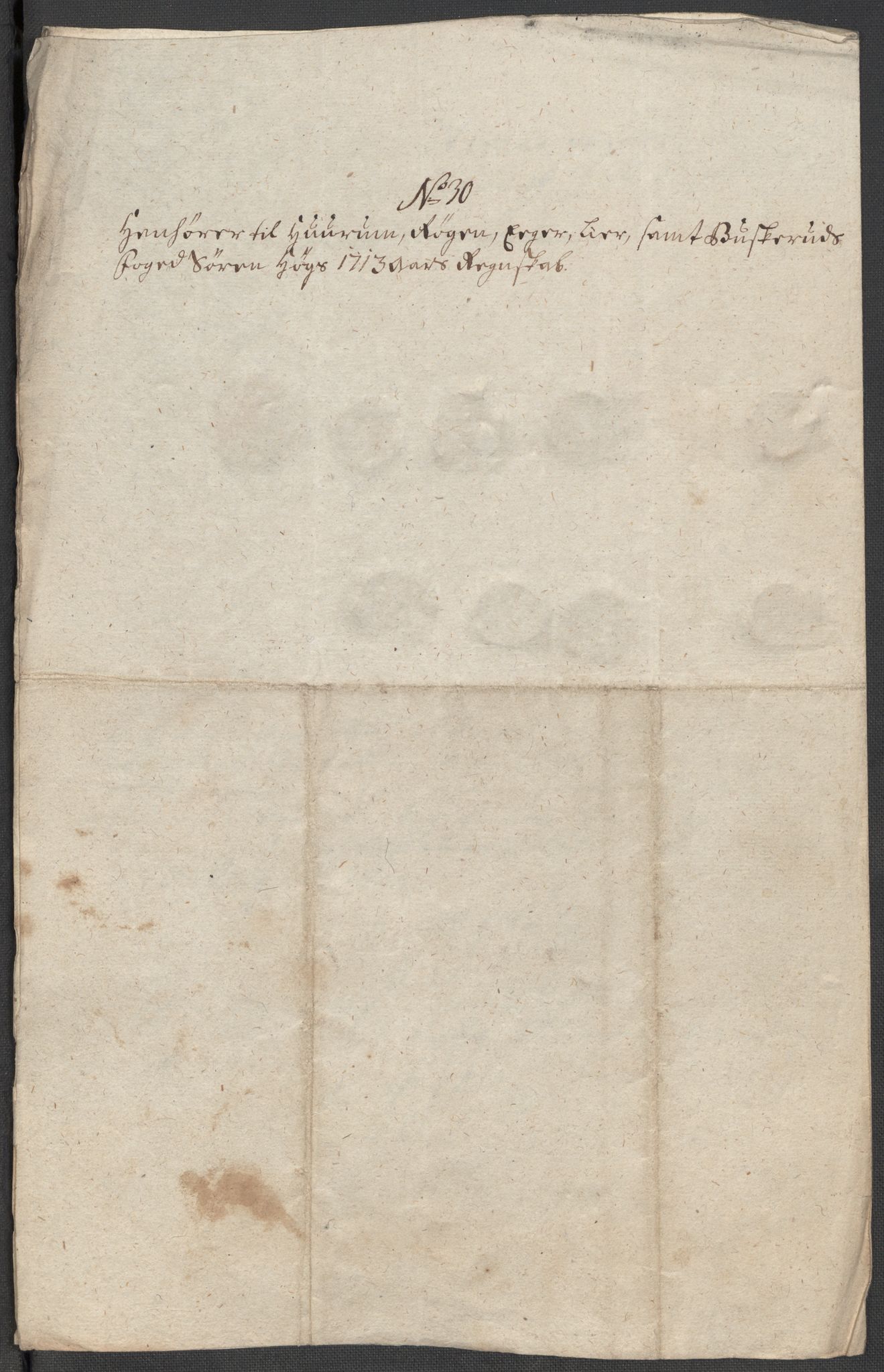 Rentekammeret inntil 1814, Reviderte regnskaper, Fogderegnskap, AV/RA-EA-4092/R31/L1708: Fogderegnskap Hurum, Røyken, Eiker, Lier og Buskerud, 1713, p. 377