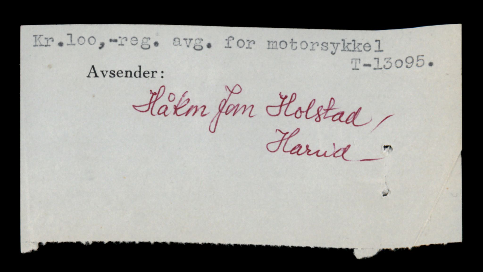 Møre og Romsdal vegkontor - Ålesund trafikkstasjon, AV/SAT-A-4099/F/Fe/L0037: Registreringskort for kjøretøy T 13031 - T 13179, 1927-1998, p. 1323