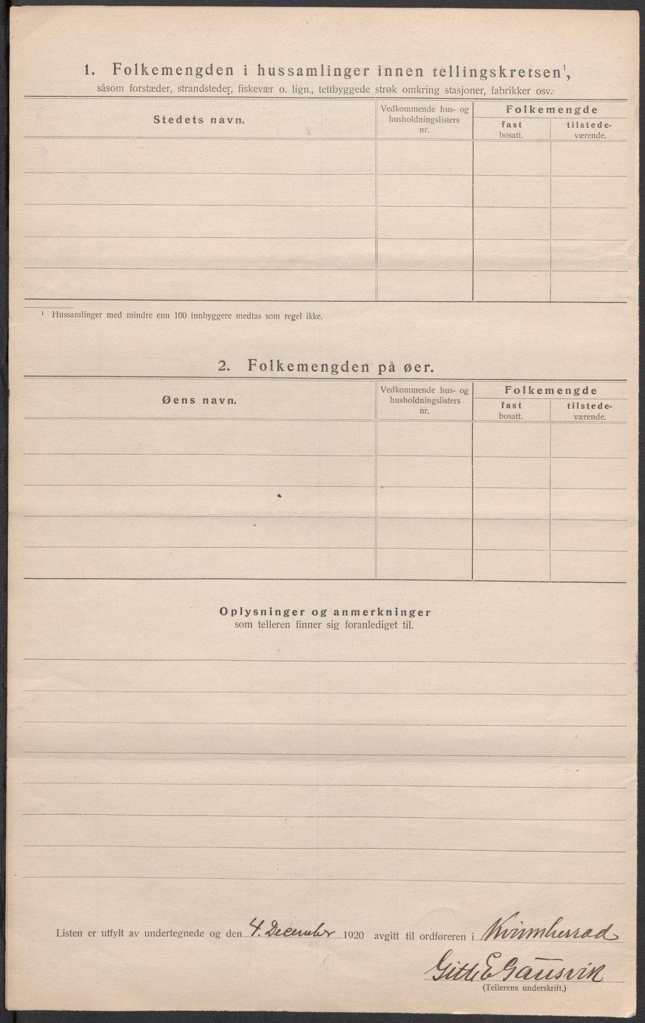 SAB, 1920 census for Kvinnherad, 1920, p. 30