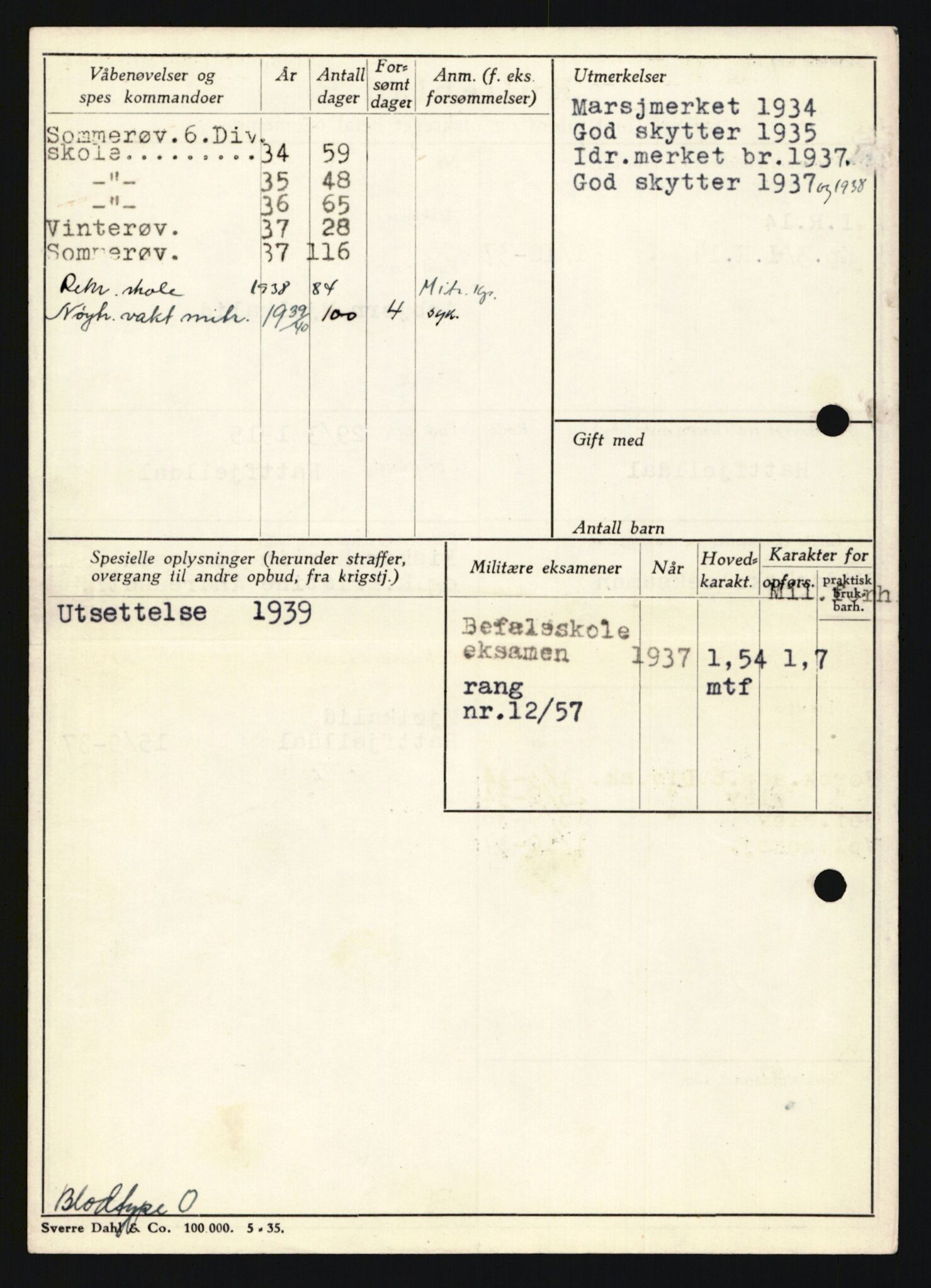 Forsvaret, Sør-Hålogaland landforsvar, AV/RA-RAFA-2552/P/Pa/L0302: Personellmapper for slettet personell, yrkesbefal og vernepliktig befal, født 1913-1916, 1932-1976, p. 351