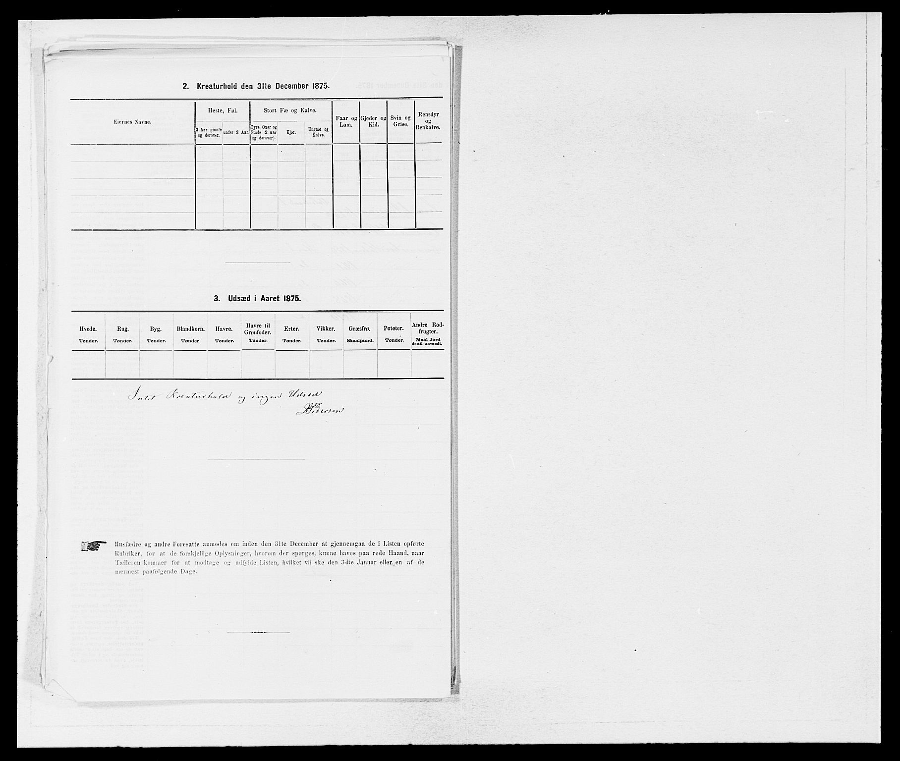 SAB, 1875 census for 1221P Stord, 1875, p. 175