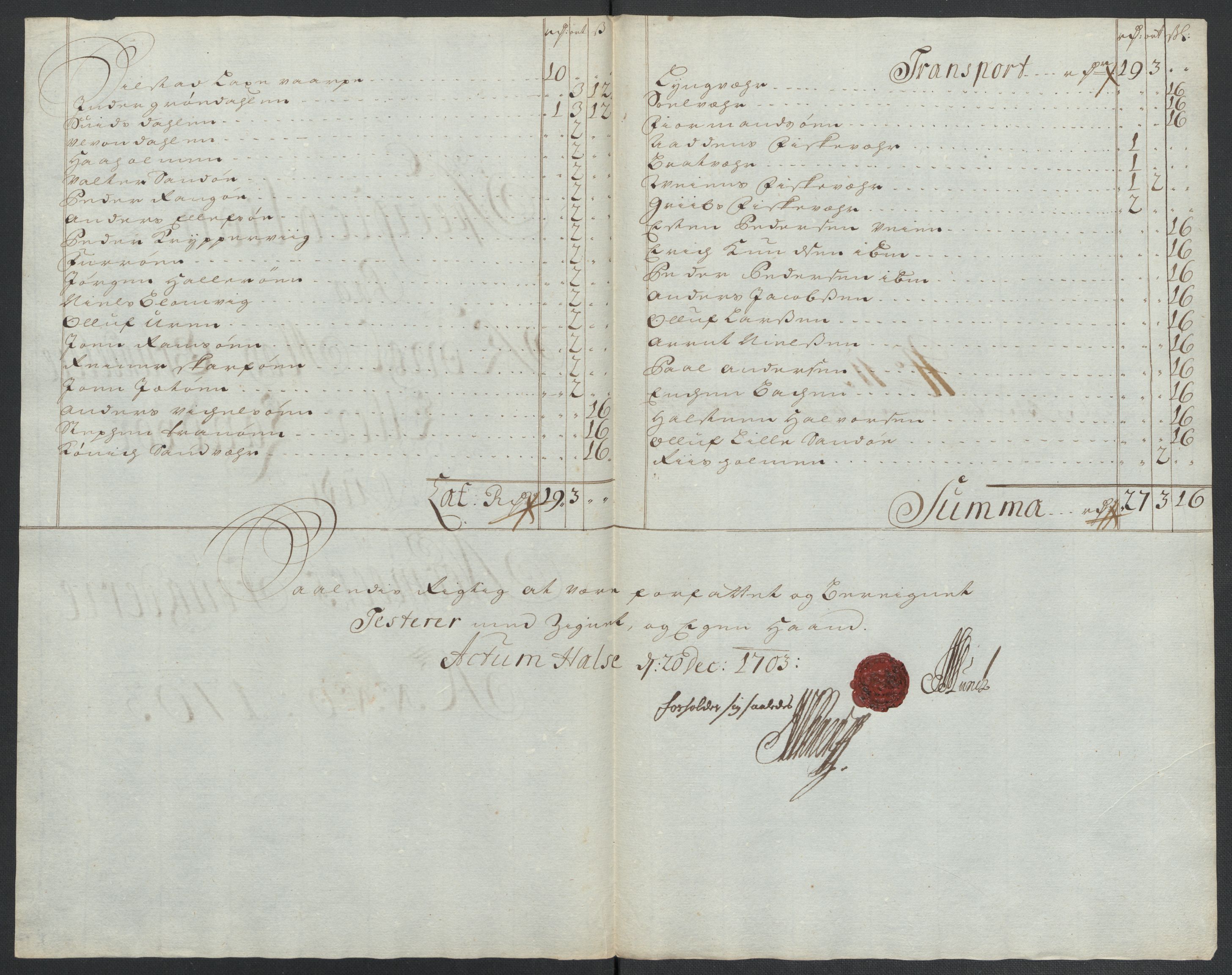 Rentekammeret inntil 1814, Reviderte regnskaper, Fogderegnskap, RA/EA-4092/R56/L3740: Fogderegnskap Nordmøre, 1703-1704, p. 104