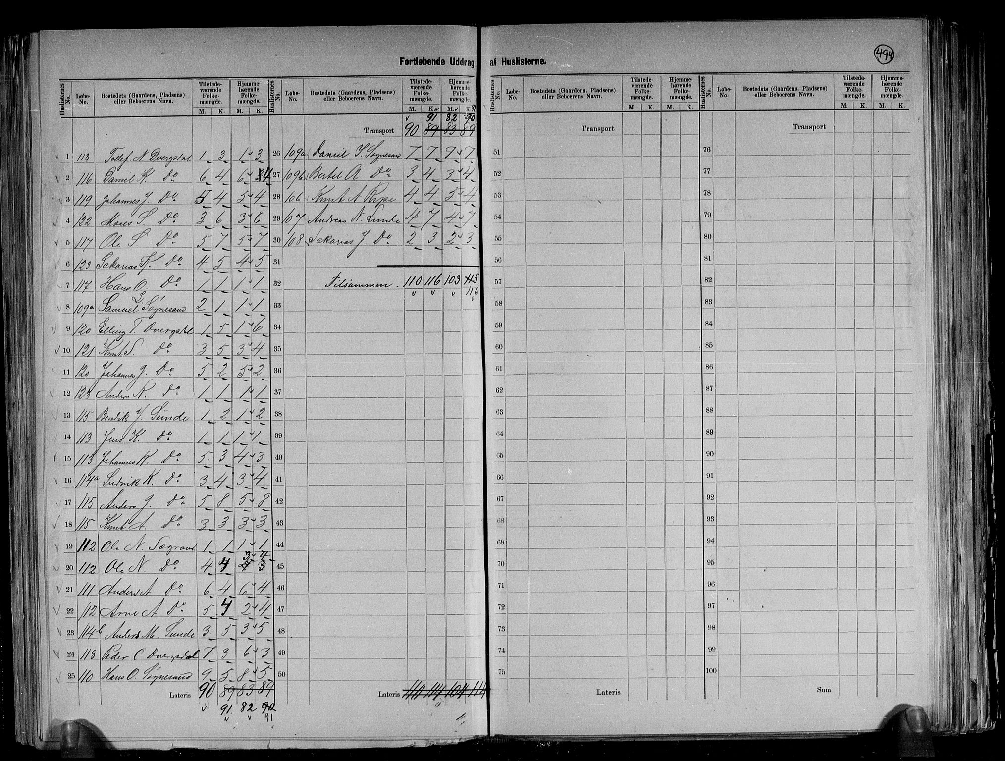 RA, 1891 census for 1431 Jølster, 1891, p. 20