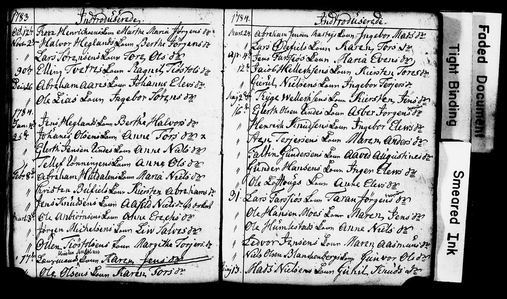 Sannidal kirkebøker, SAKO/A-296/G/Ga/L0001: Parish register (copy) no. 1, 1782-1816