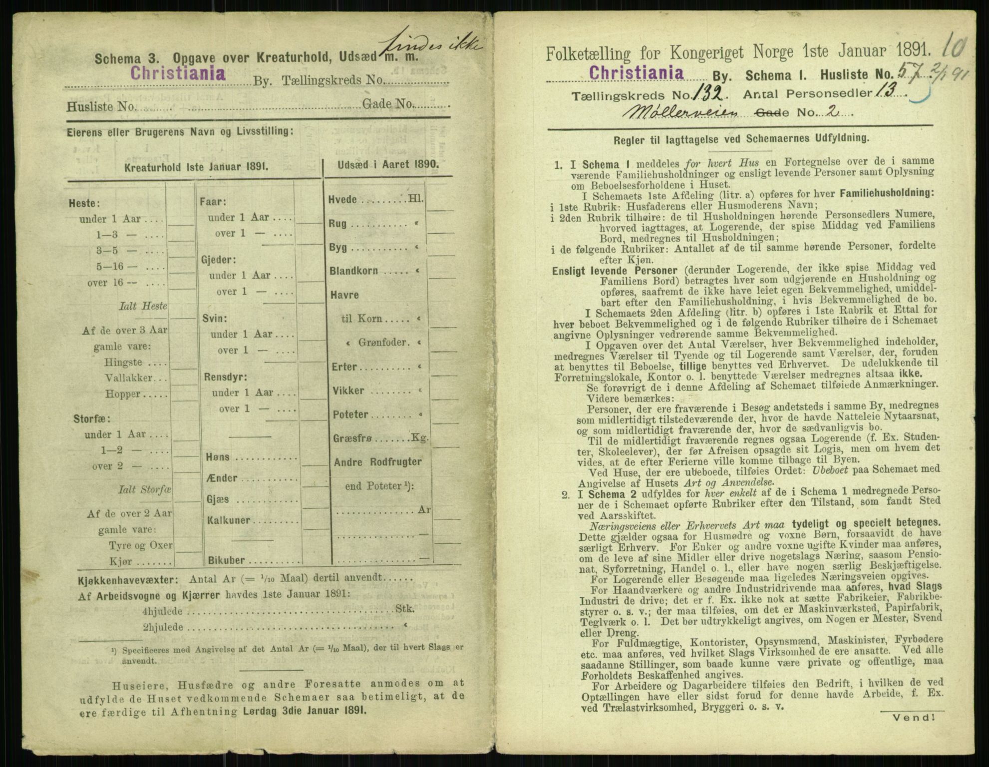 RA, 1891 census for 0301 Kristiania, 1891, p. 71559