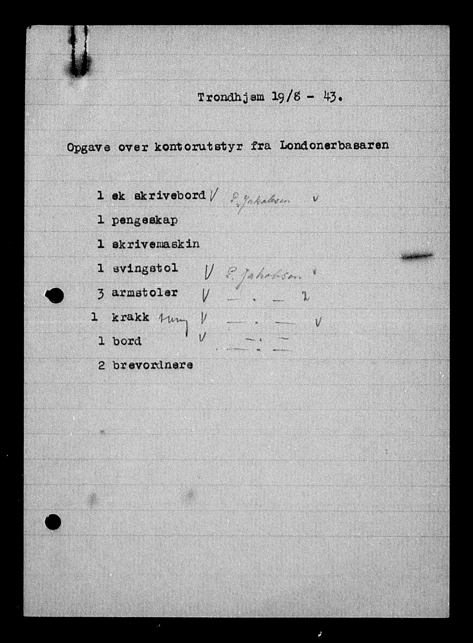 Justisdepartementet, Tilbakeføringskontoret for inndratte formuer, AV/RA-S-1564/H/Hc/Hca/L0903: --, 1945-1947, p. 192