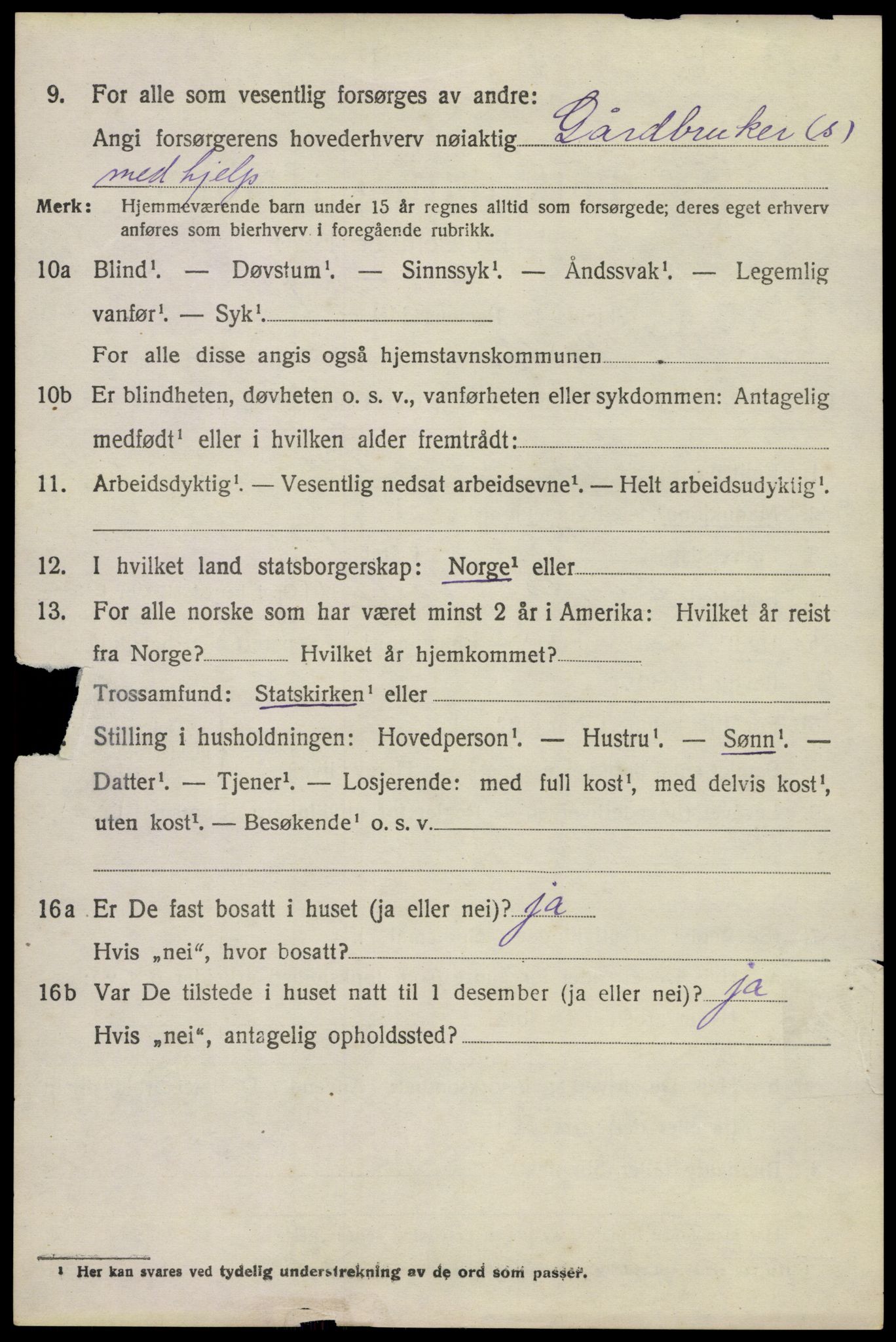 SAKO, 1920 census for Lardal, 1920, p. 2120
