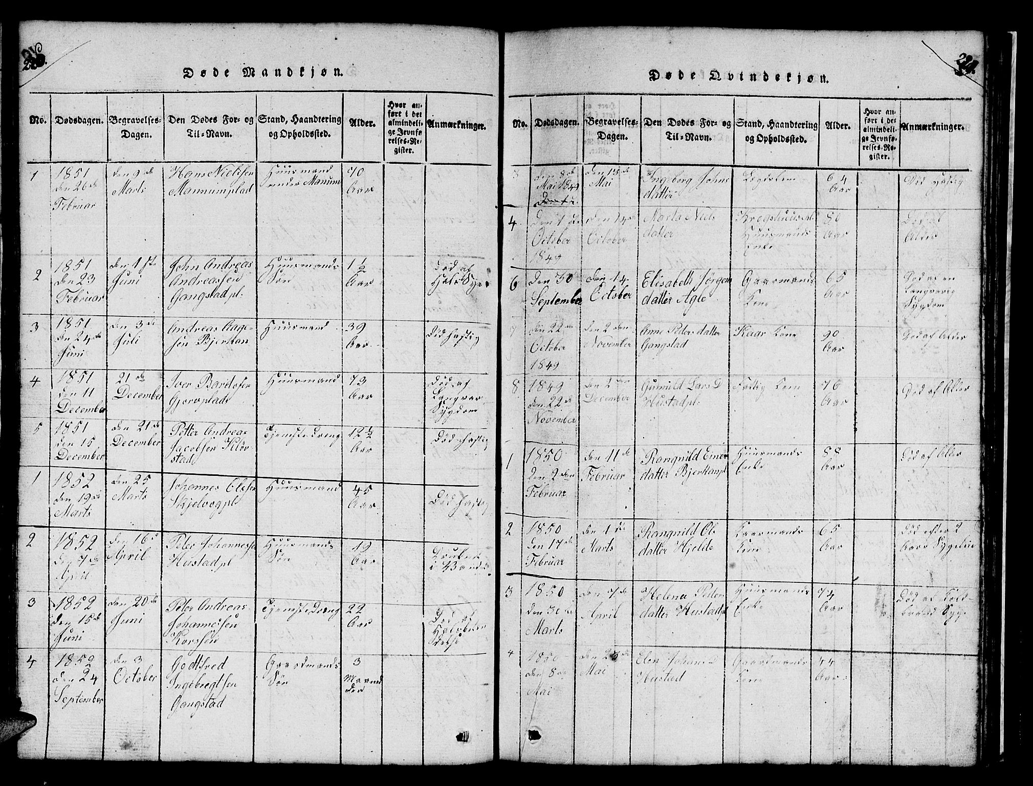 Ministerialprotokoller, klokkerbøker og fødselsregistre - Nord-Trøndelag, SAT/A-1458/732/L0317: Parish register (copy) no. 732C01, 1816-1881, p. 220-221