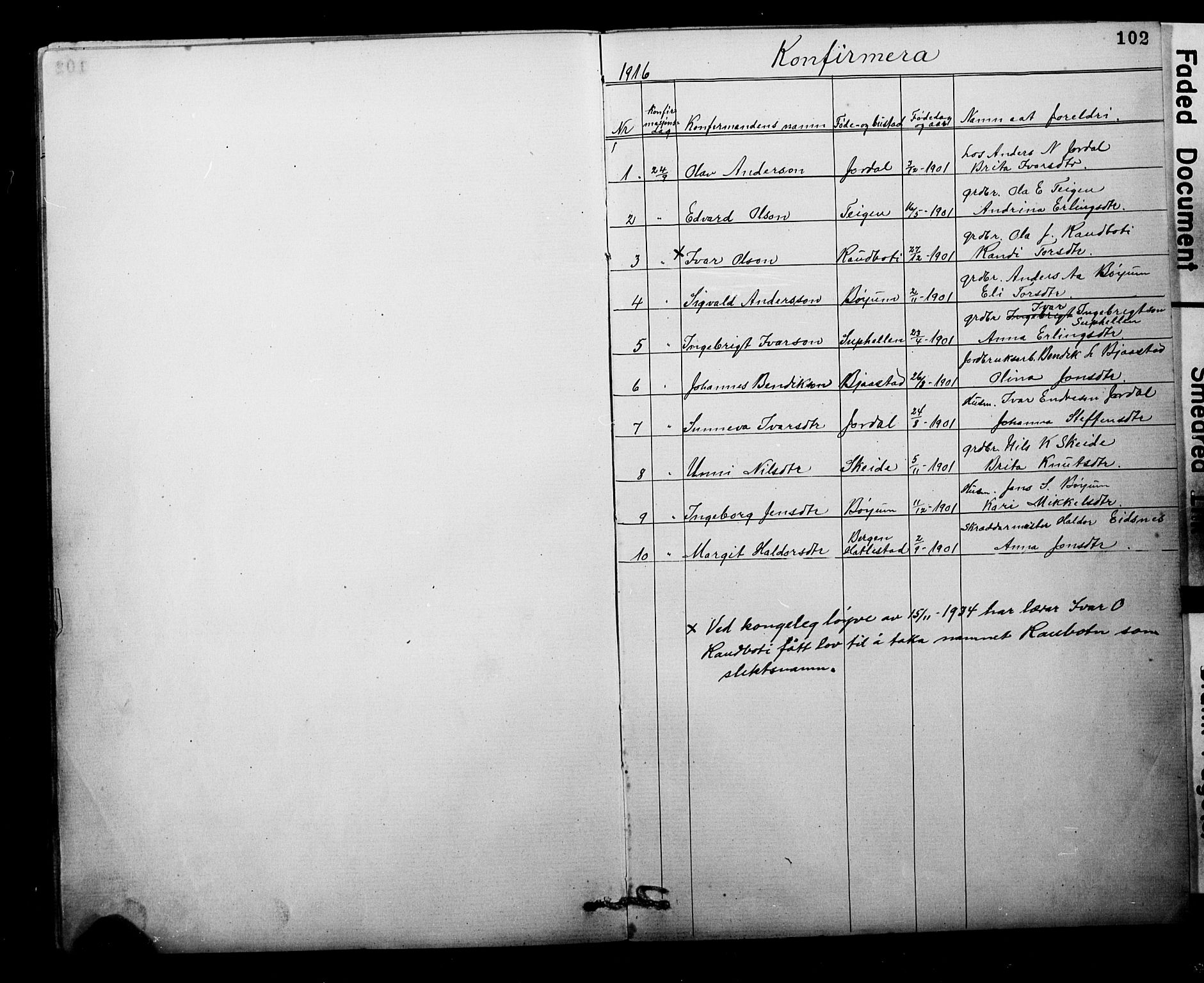Balestrand sokneprestembete, SAB/A-79601: Parish register (copy) no. B 1A, 1880-1916, p. 102