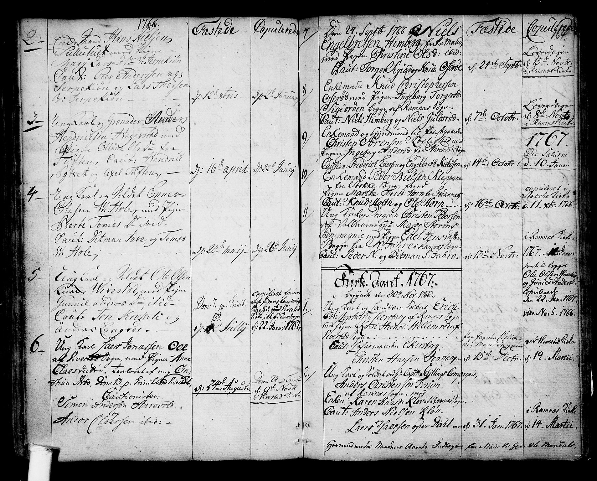 Ramnes kirkebøker, SAKO/A-314/F/Fa/L0001: Parish register (official) no. I 1, 1732-1774, p. 164