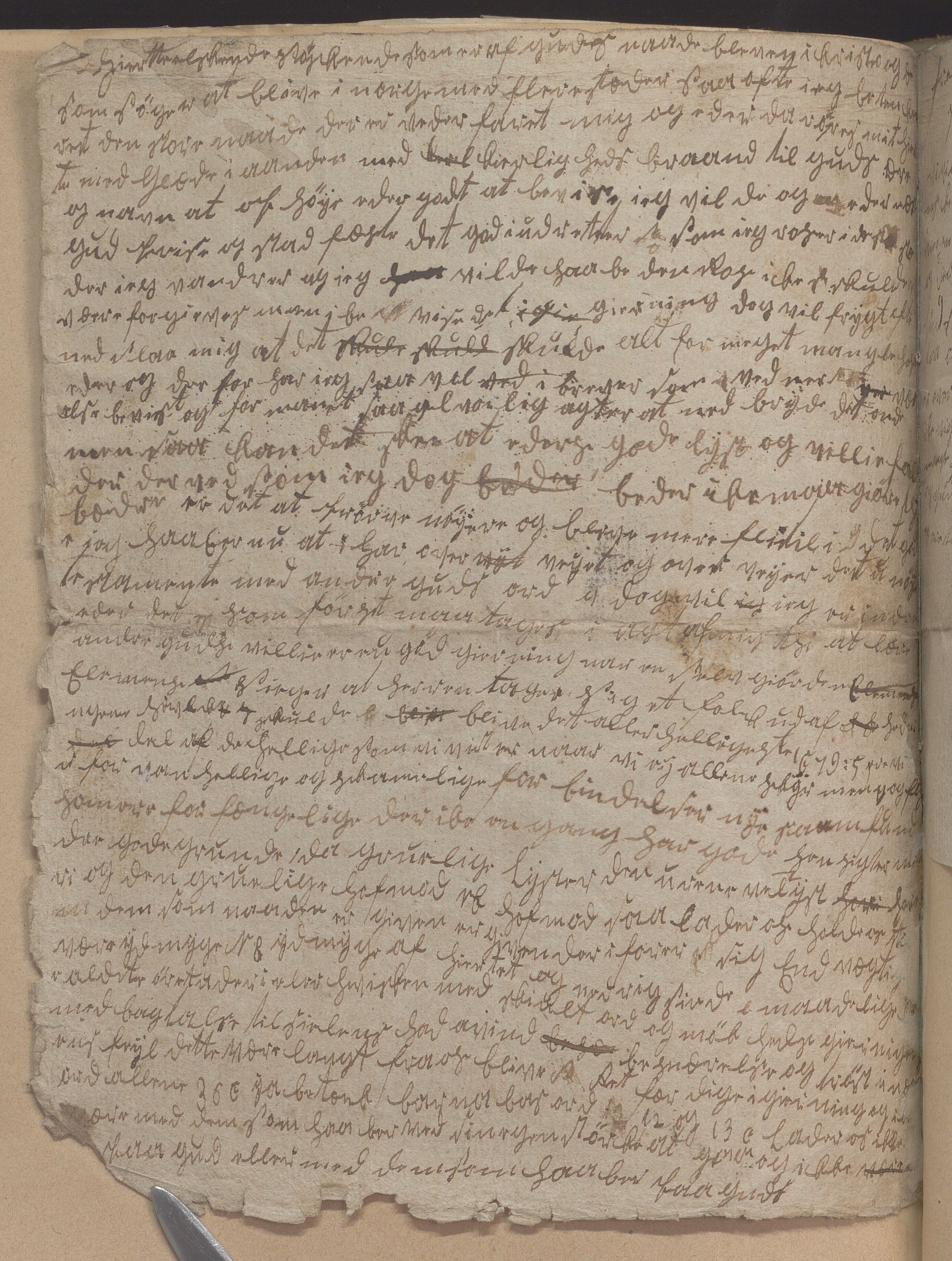 Heggtveitsamlingen, TMF/A-1007/H/L0051: Innbundne brev Ms. B. Med innlagt registratur.  , 1800-1883