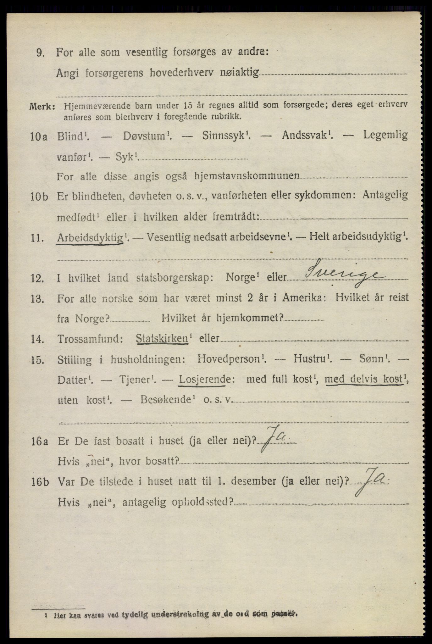 SAO, 1920 census for Sørum, 1920, p. 3408