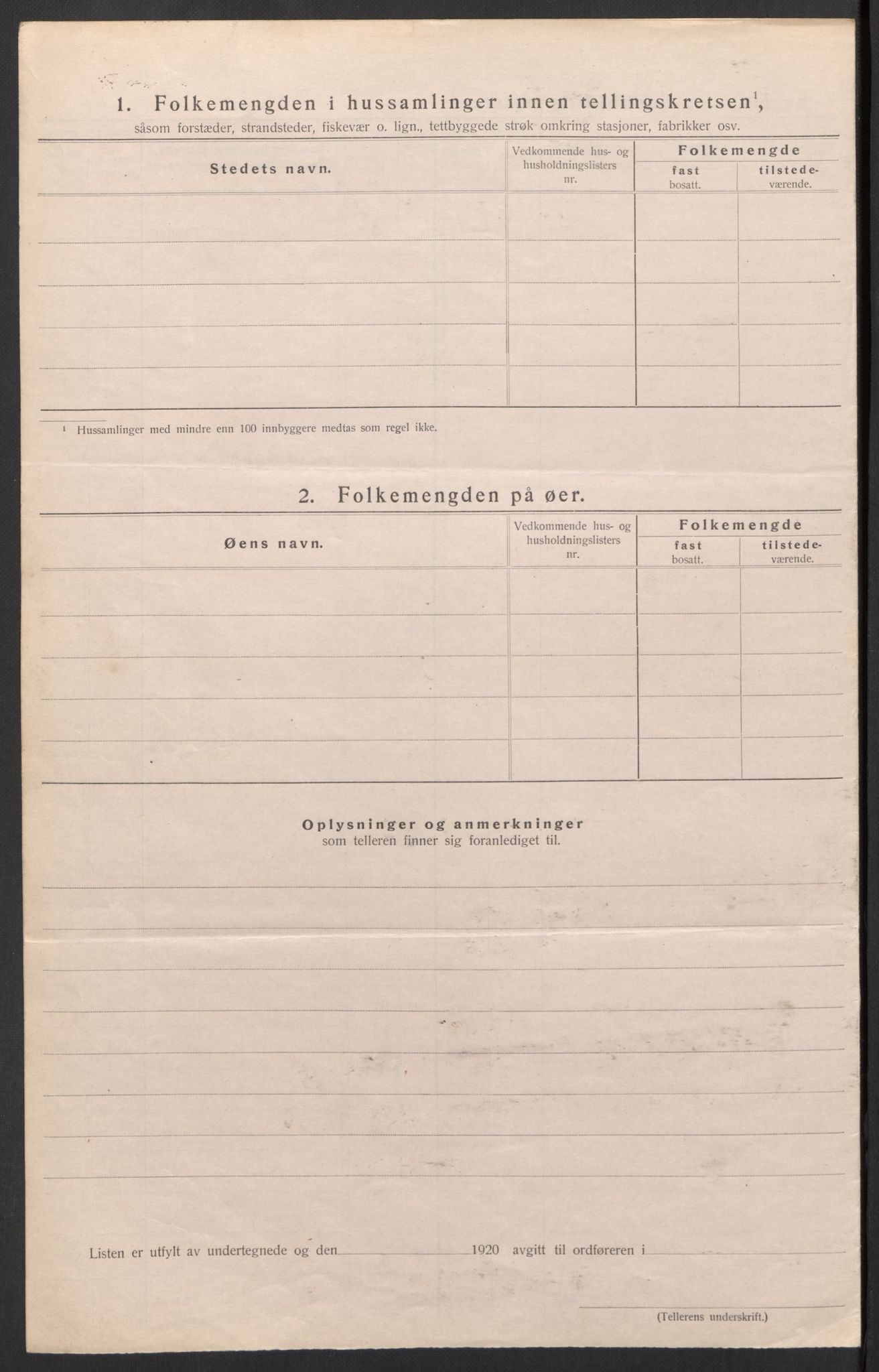 SAH, 1920 census for Tynset, 1920, p. 28