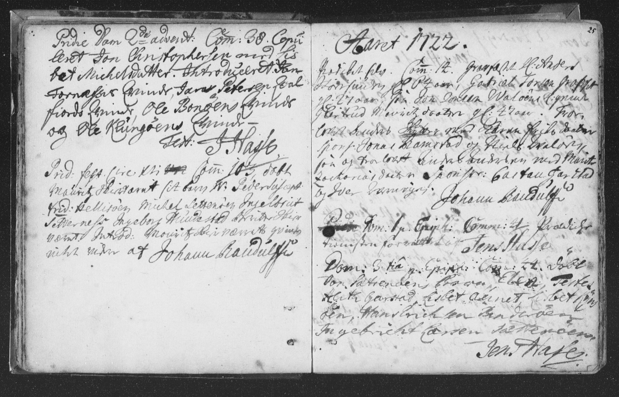 Ministerialprotokoller, klokkerbøker og fødselsregistre - Nord-Trøndelag, SAT/A-1458/786/L0685: Parish register (official) no. 786A01, 1710-1798, p. 25