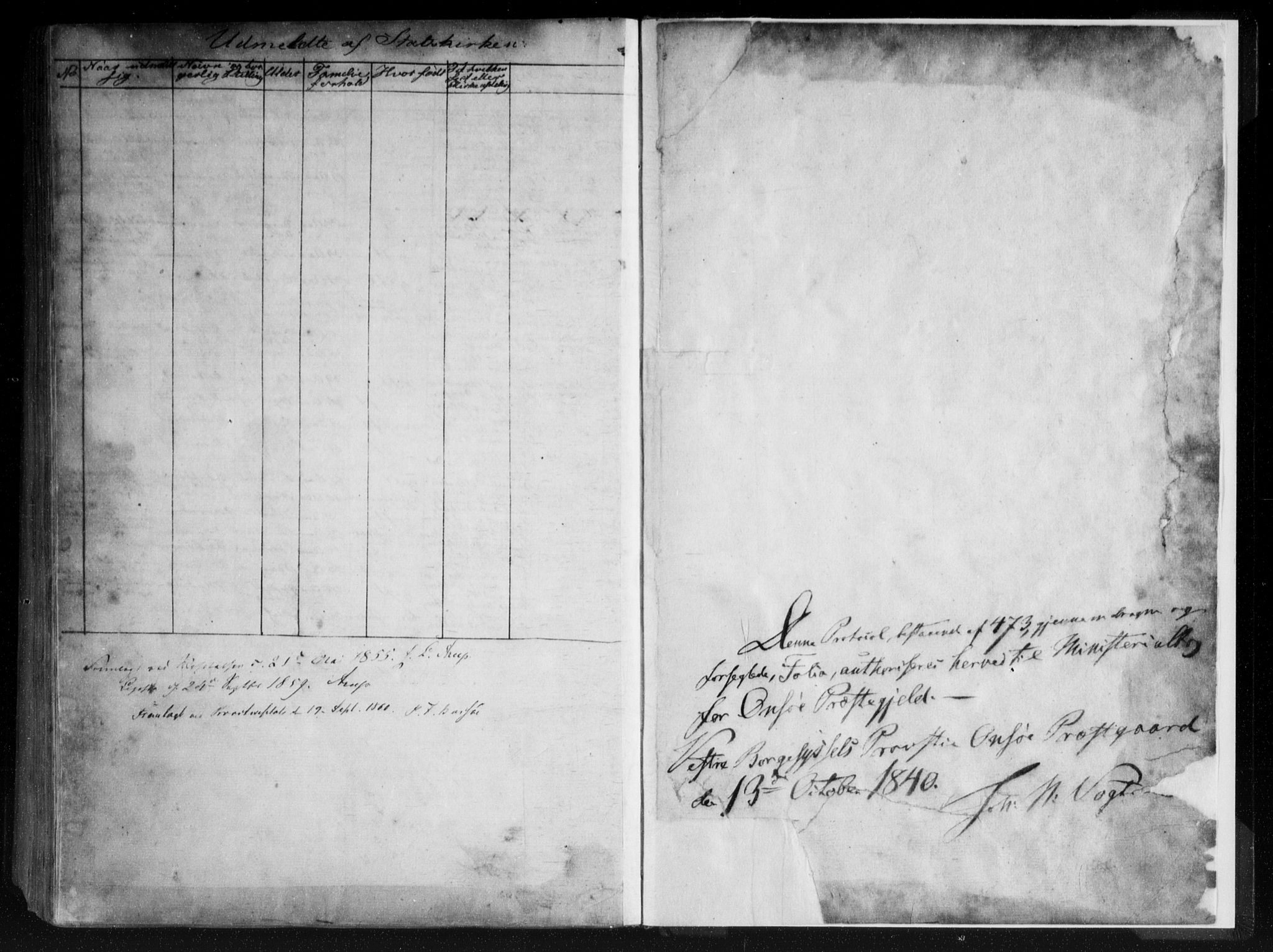 Onsøy prestekontor Kirkebøker, SAO/A-10914/F/Fa/L0003: Parish register (official) no. I 3, 1841-1860