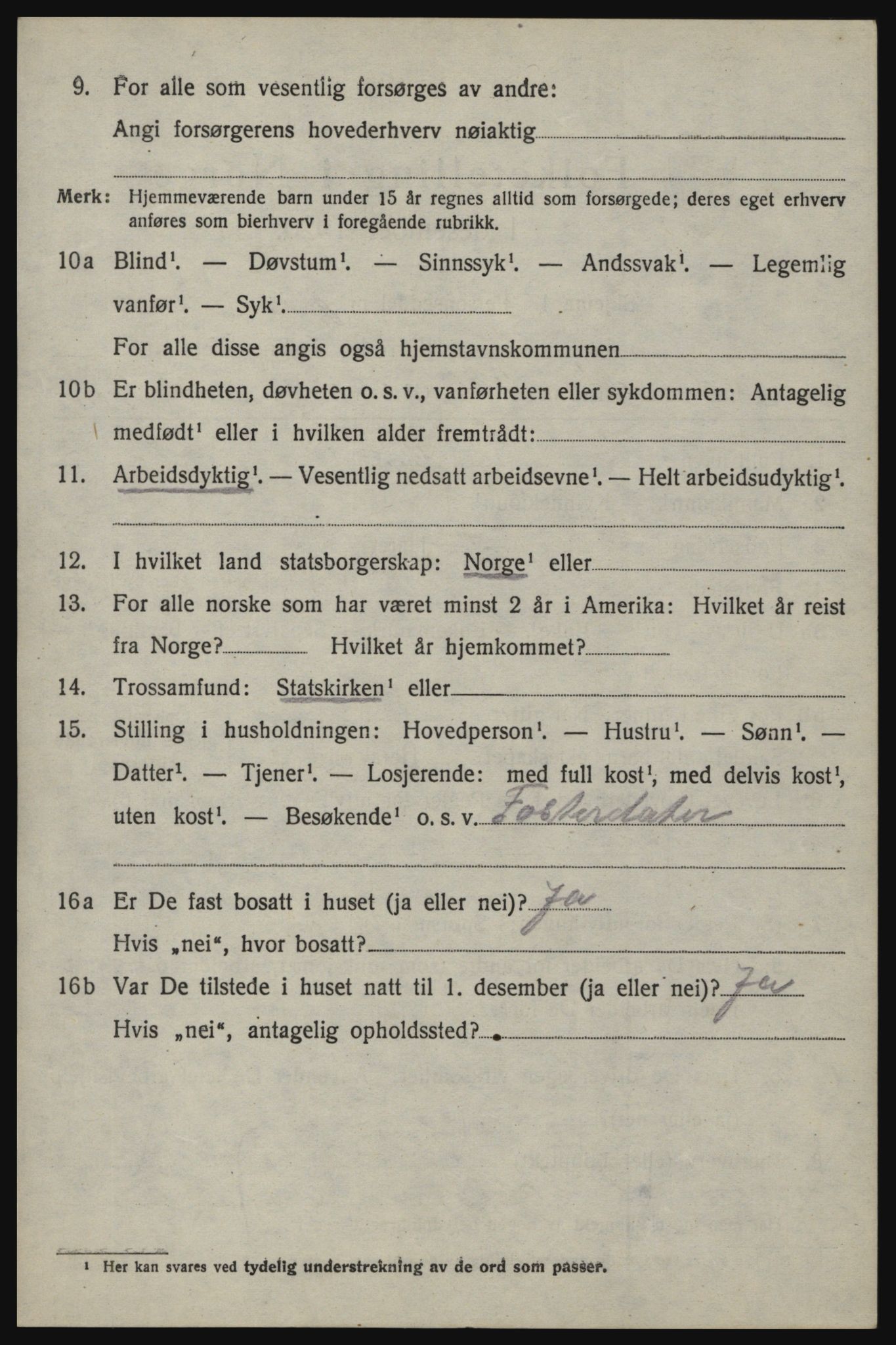 SAO, 1920 census for Øymark, 1920, p. 1066