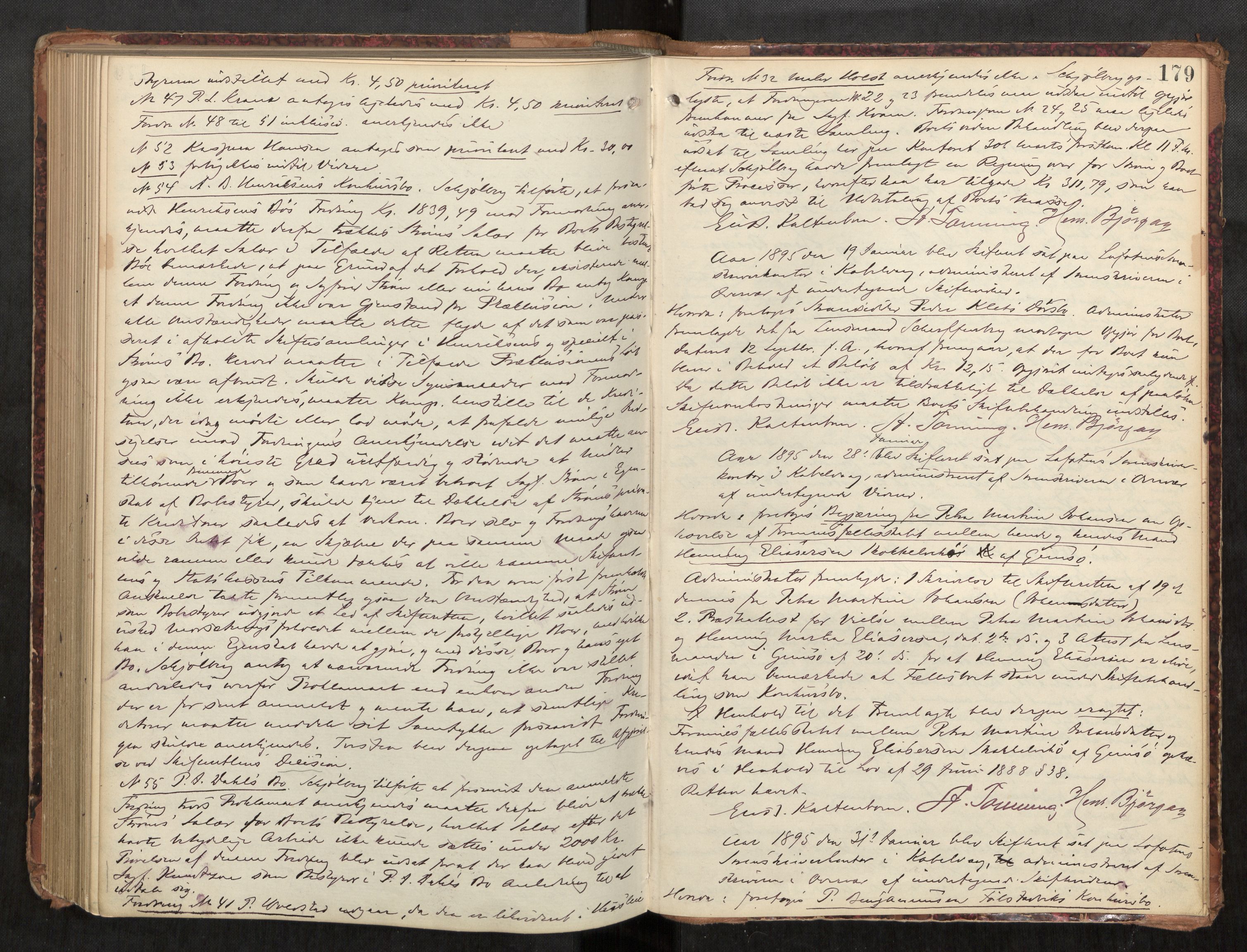 Lofoten sorenskriveri, AV/SAT-A-0017/1/3/3B/L0003: Skifteforhandlings-protokoll, 1891-1895, p. 179
