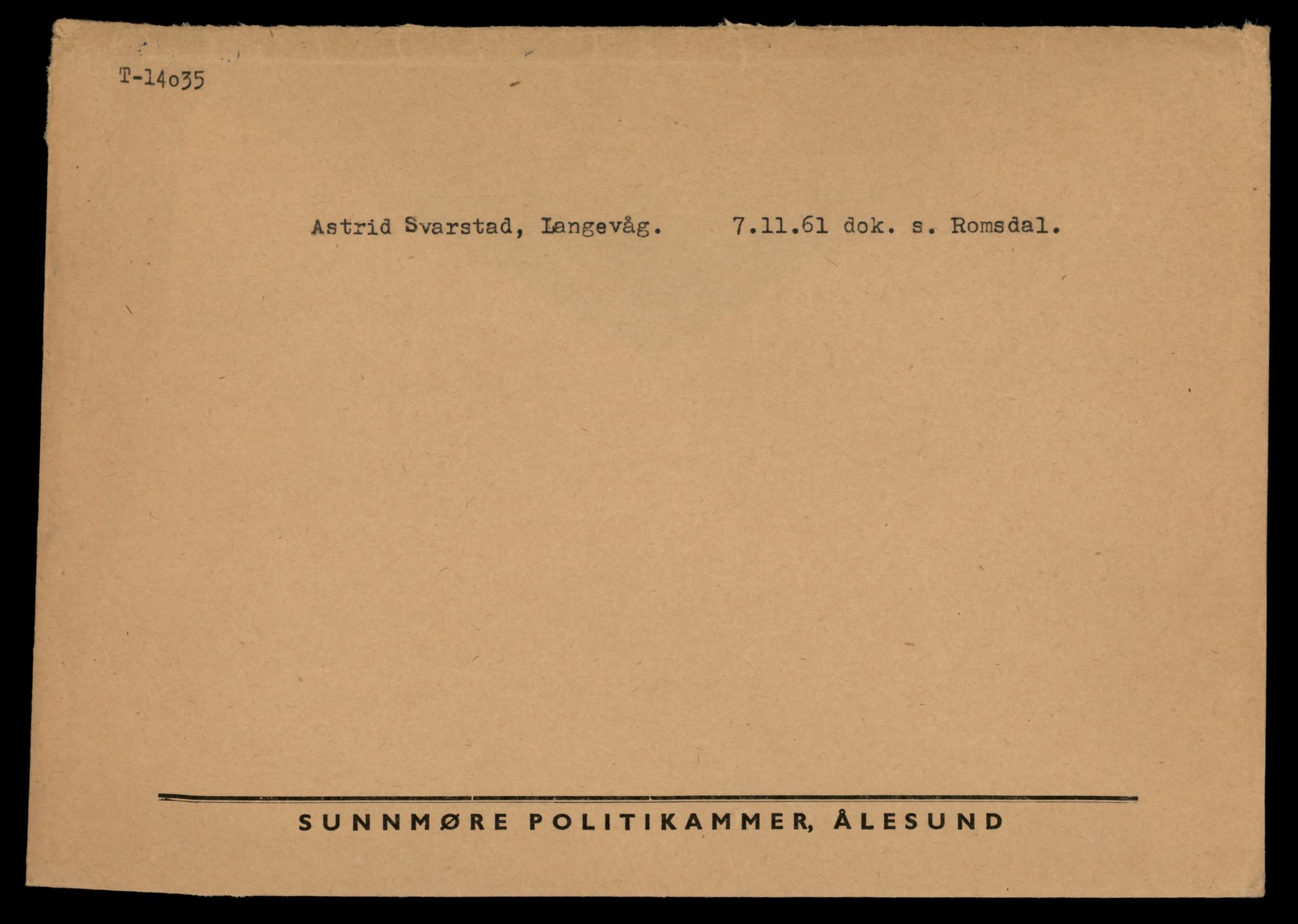 Møre og Romsdal vegkontor - Ålesund trafikkstasjon, AV/SAT-A-4099/F/Fe/L0042: Registreringskort for kjøretøy T 13906 - T 14079, 1927-1998, p. 2059