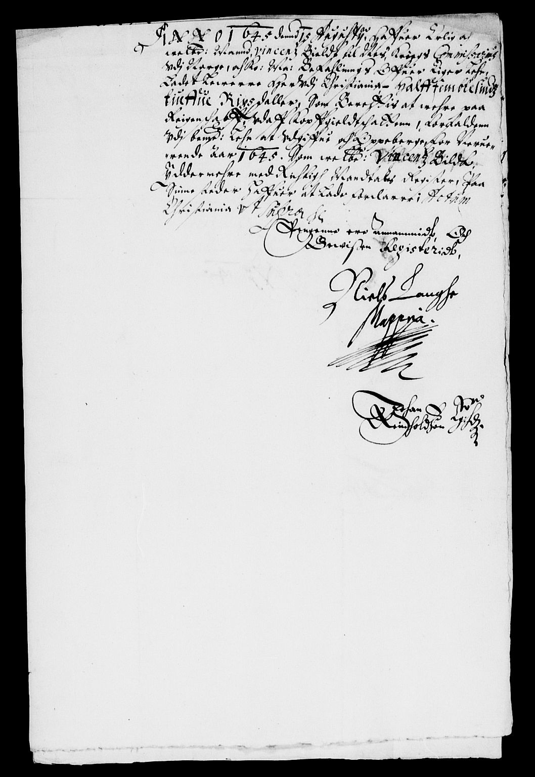 Rentekammeret inntil 1814, Reviderte regnskaper, Lensregnskaper, AV/RA-EA-5023/R/Rb/Rbm/L0008: Eiker len, 1643-1648