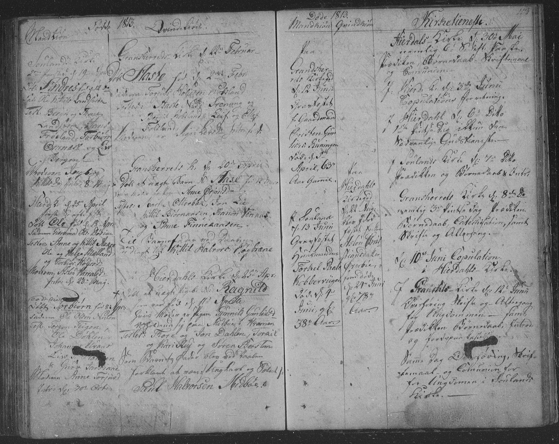 Hjartdal kirkebøker, AV/SAKO-A-270/F/Fa/L0006: Parish register (official) no. I 6, 1801-1814, p. 113