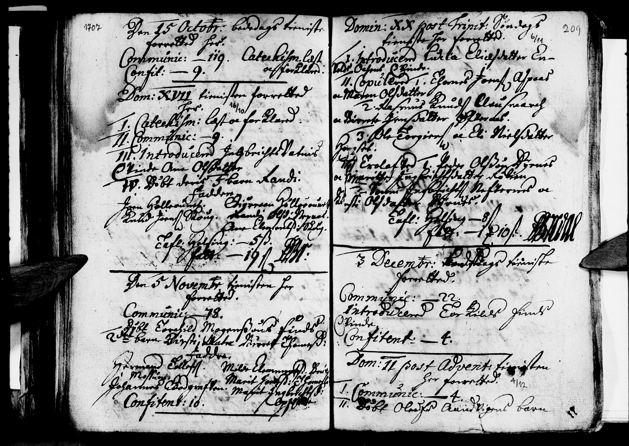 Ministerialprotokoller, klokkerbøker og fødselsregistre - Nordland, AV/SAT-A-1459/814/L0220: Parish register (official) no. 814A01, 1677-1717, p. 209