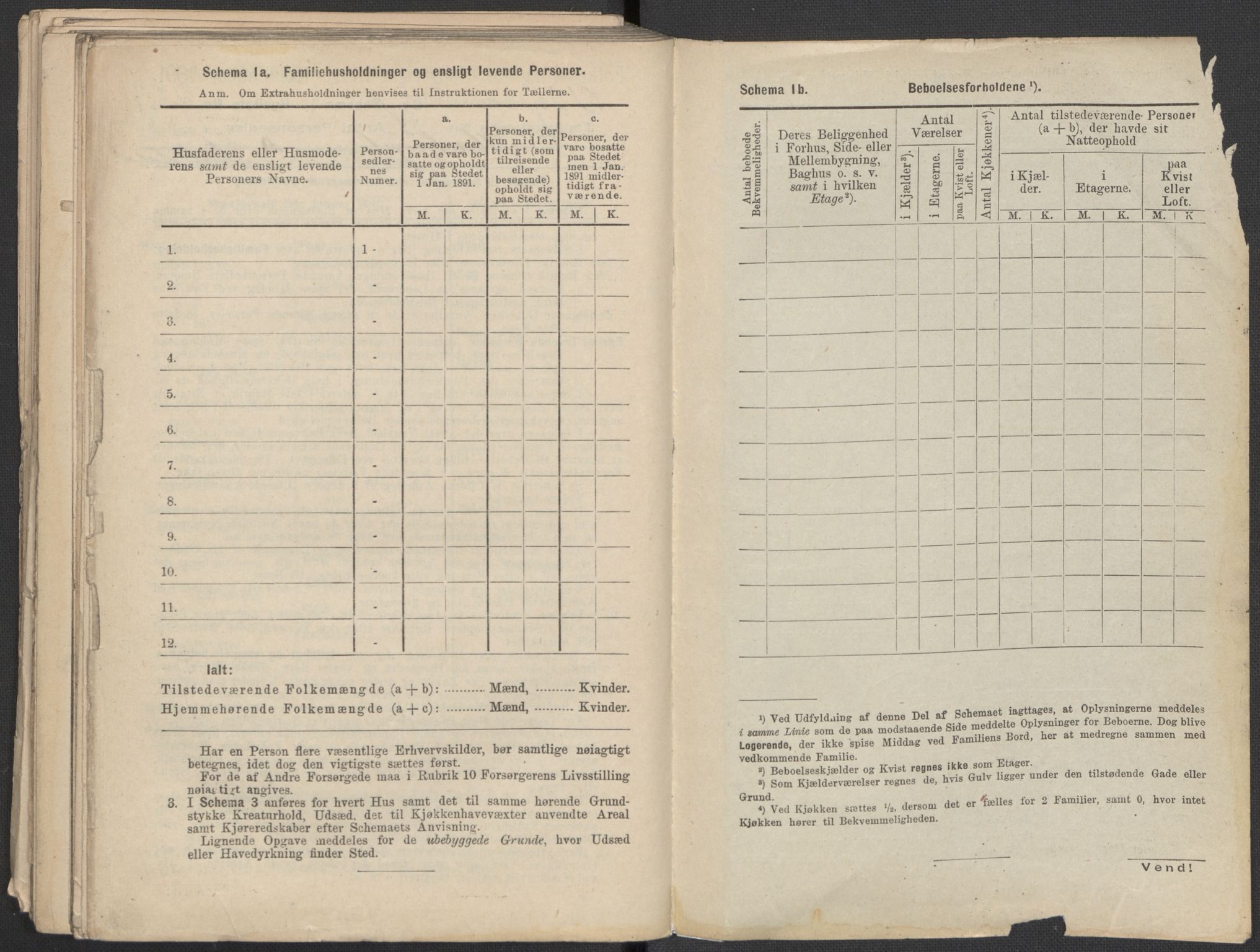 RA, 1891 Census for 1301 Bergen, 1891, p. 1489