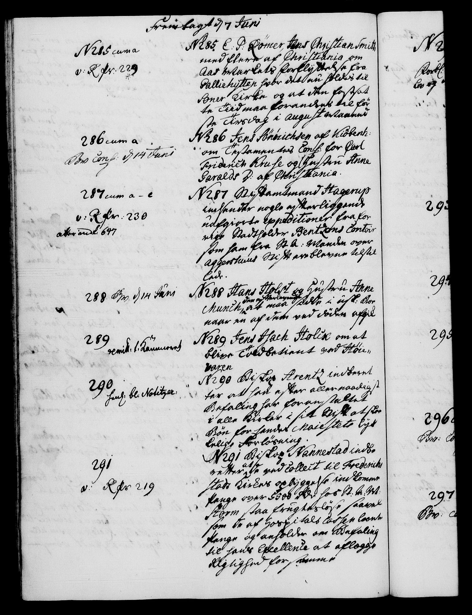 Danske Kanselli 1572-1799, AV/RA-EA-3023/I/Ia/L0001: 3. departements journal, 1771