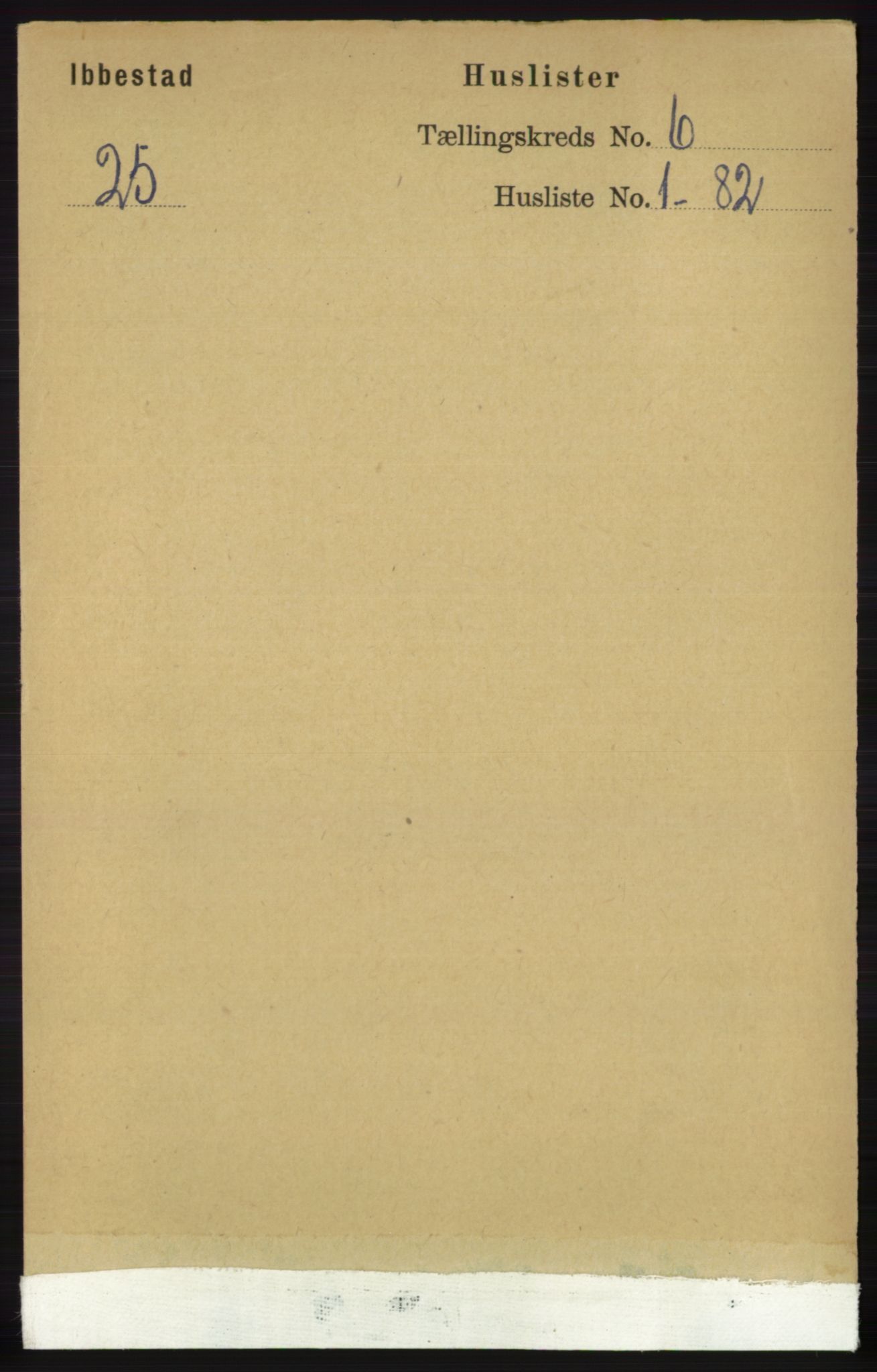 RA, 1891 census for 1917 Ibestad, 1891, p. 3484