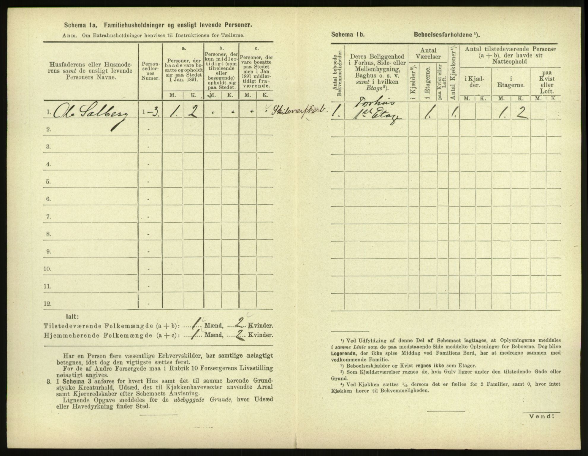 RA, 1891 census for 1601 Trondheim, 1891, p. 1977