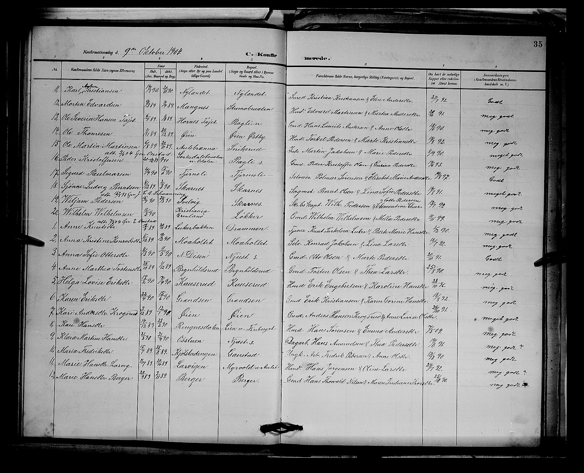 Sør-Odal prestekontor, AV/SAH-PREST-030/H/Ha/Hab/L0003: Parish register (copy) no. 3, 1895-1906, p. 35