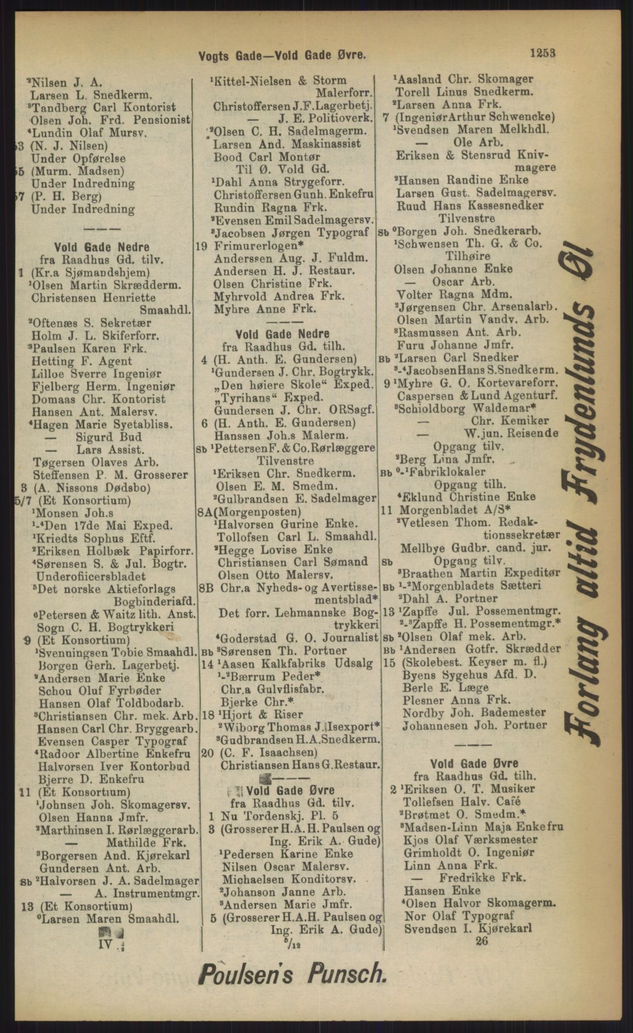 Kristiania/Oslo adressebok, PUBL/-, 1903, p. 1253