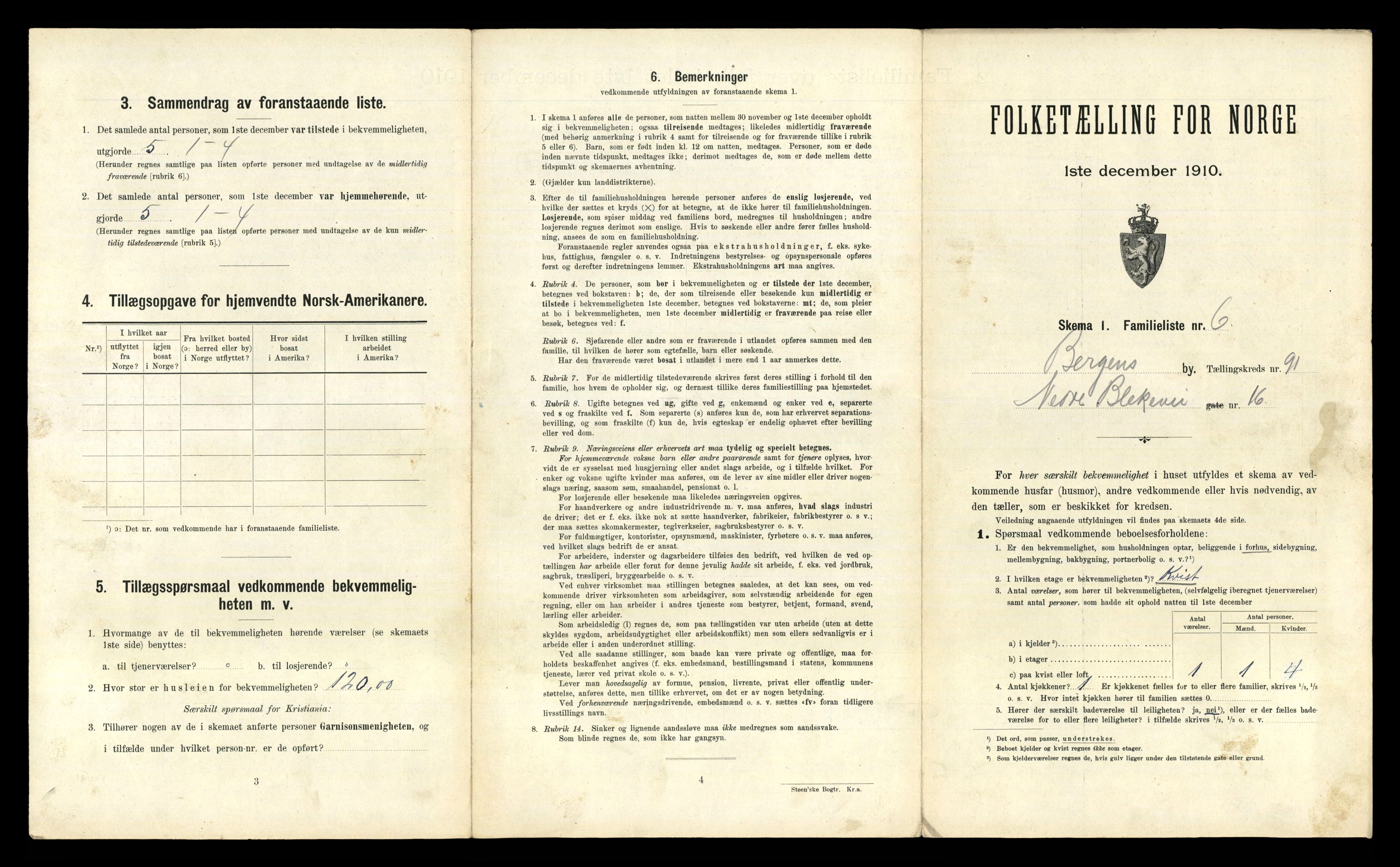 RA, 1910 census for Bergen, 1910, p. 32221