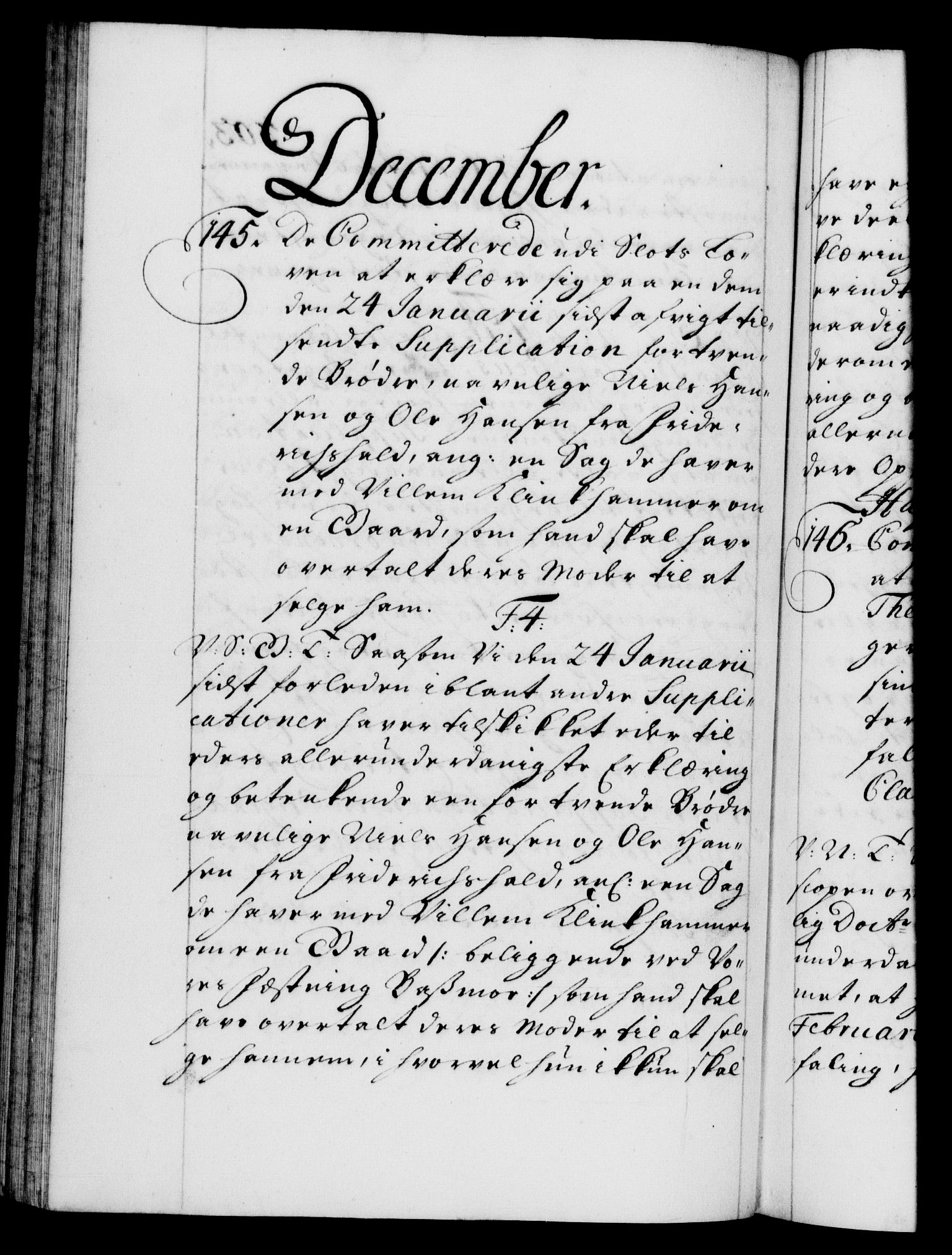 Danske Kanselli 1572-1799, AV/RA-EA-3023/F/Fc/Fca/Fcab/L0017: Norske tegnelser, 1704-1706, p. 303b