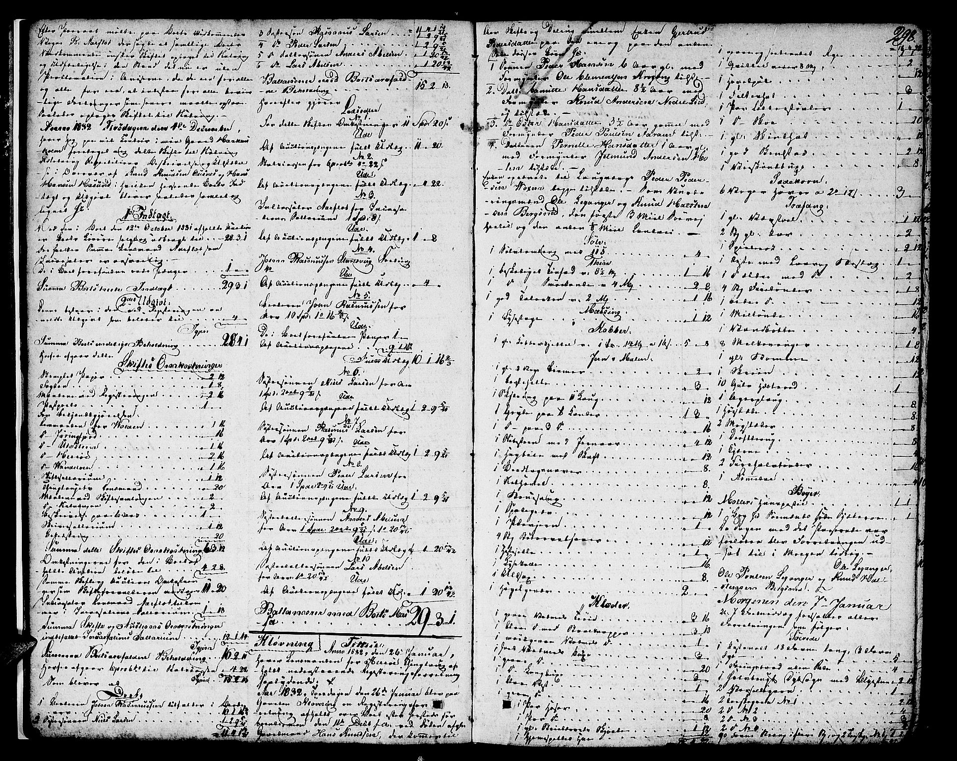 Søre Sunnmøre sorenskriveri, AV/SAT-A-4122/1/3/3A/L0011: Skifte- / Skifteutloddings- / Skifteslutningsprotokollar, 1831-1835, p. 297b-298a