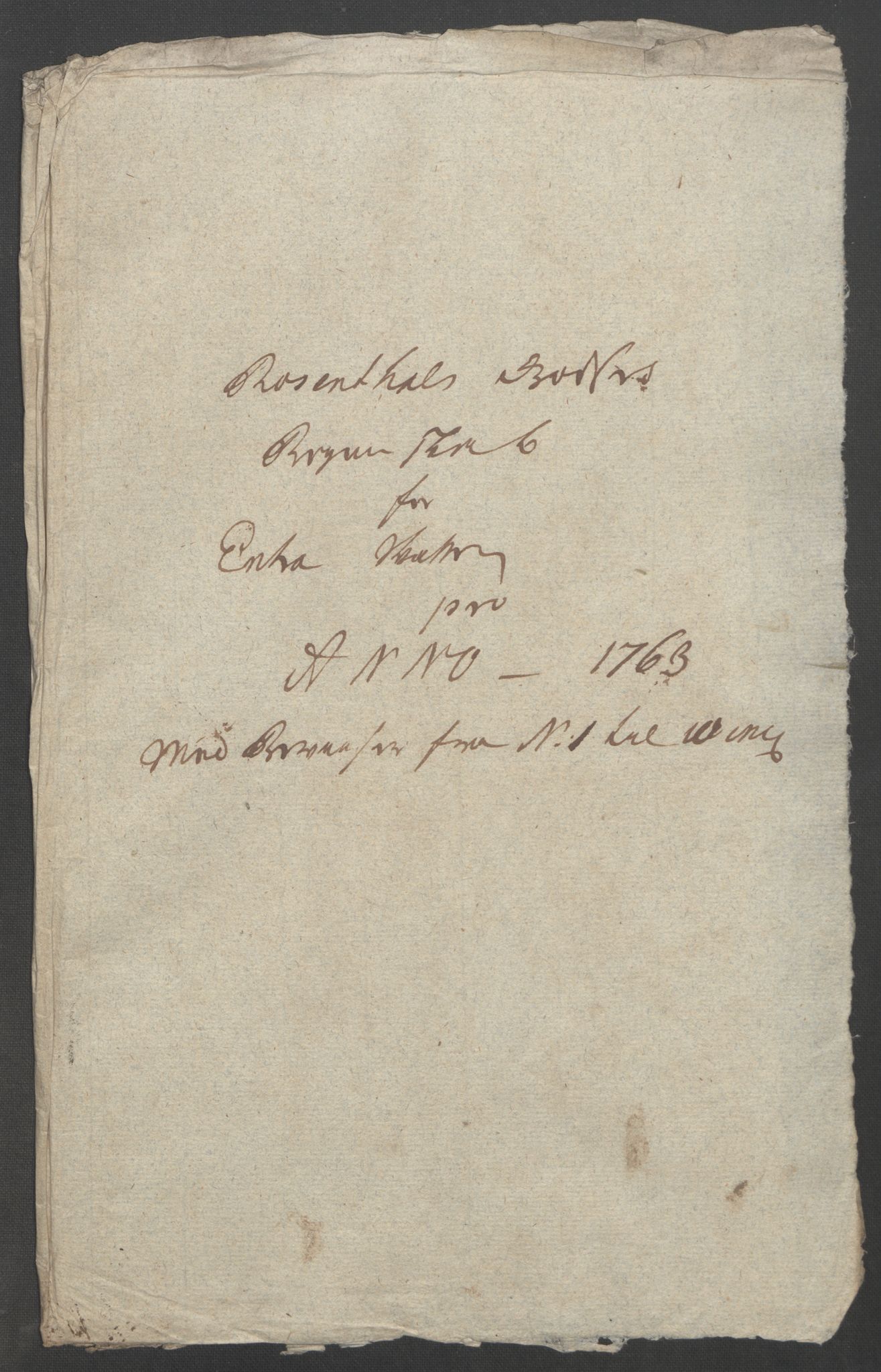 Rentekammeret inntil 1814, Reviderte regnskaper, Fogderegnskap, RA/EA-4092/R49/L3157: Ekstraskatten Rosendal Baroni, 1762-1772, p. 15