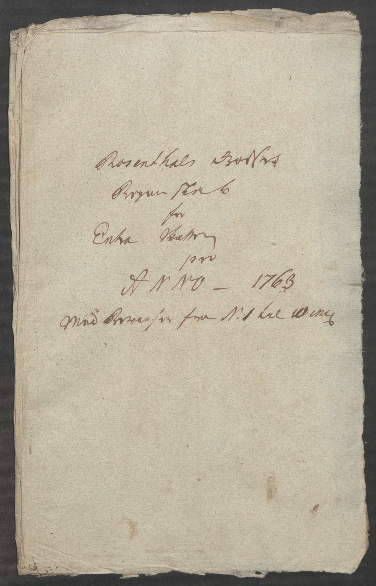 Rentekammeret inntil 1814, Reviderte regnskaper, Fogderegnskap, AV/RA-EA-4092/R49/L3157: Ekstraskatten Rosendal Baroni, 1762-1772, p. 15