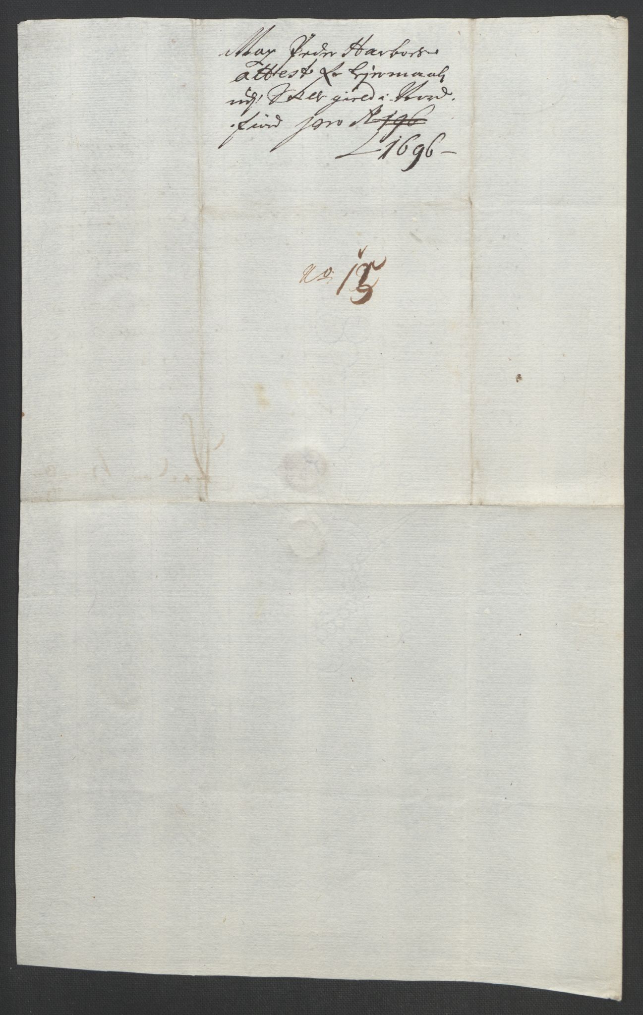 Rentekammeret inntil 1814, Reviderte regnskaper, Fogderegnskap, AV/RA-EA-4092/R53/L3422: Fogderegnskap Sunn- og Nordfjord, 1695-1696, p. 371