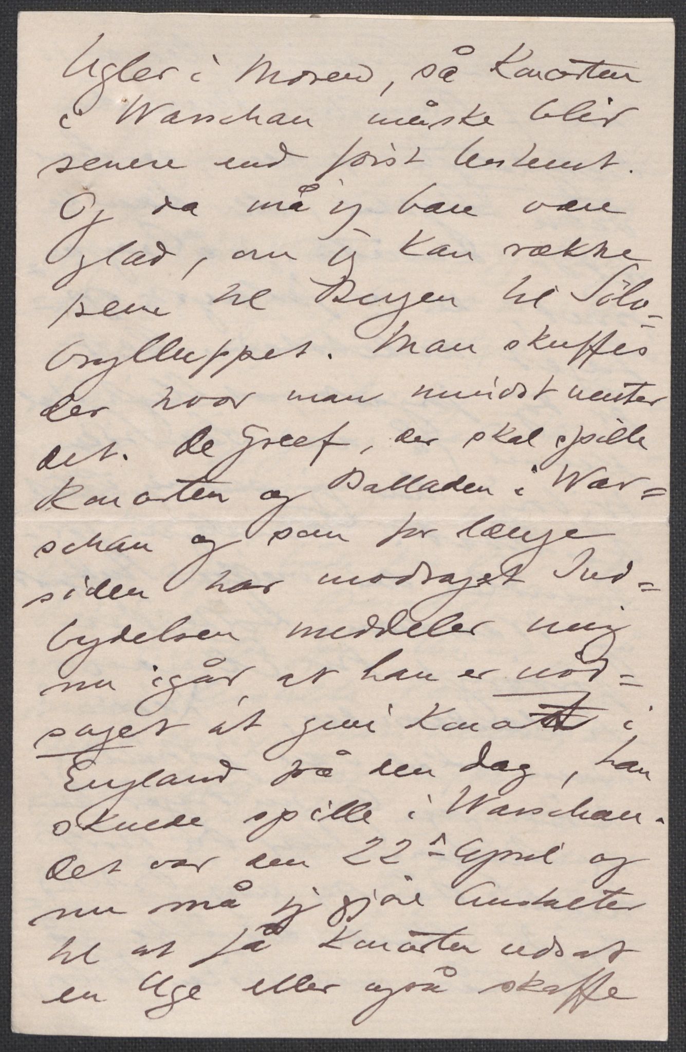 Beyer, Frants, AV/RA-PA-0132/F/L0001: Brev fra Edvard Grieg til Frantz Beyer og "En del optegnelser som kan tjene til kommentar til brevene" av Marie Beyer, 1872-1907, p. 640