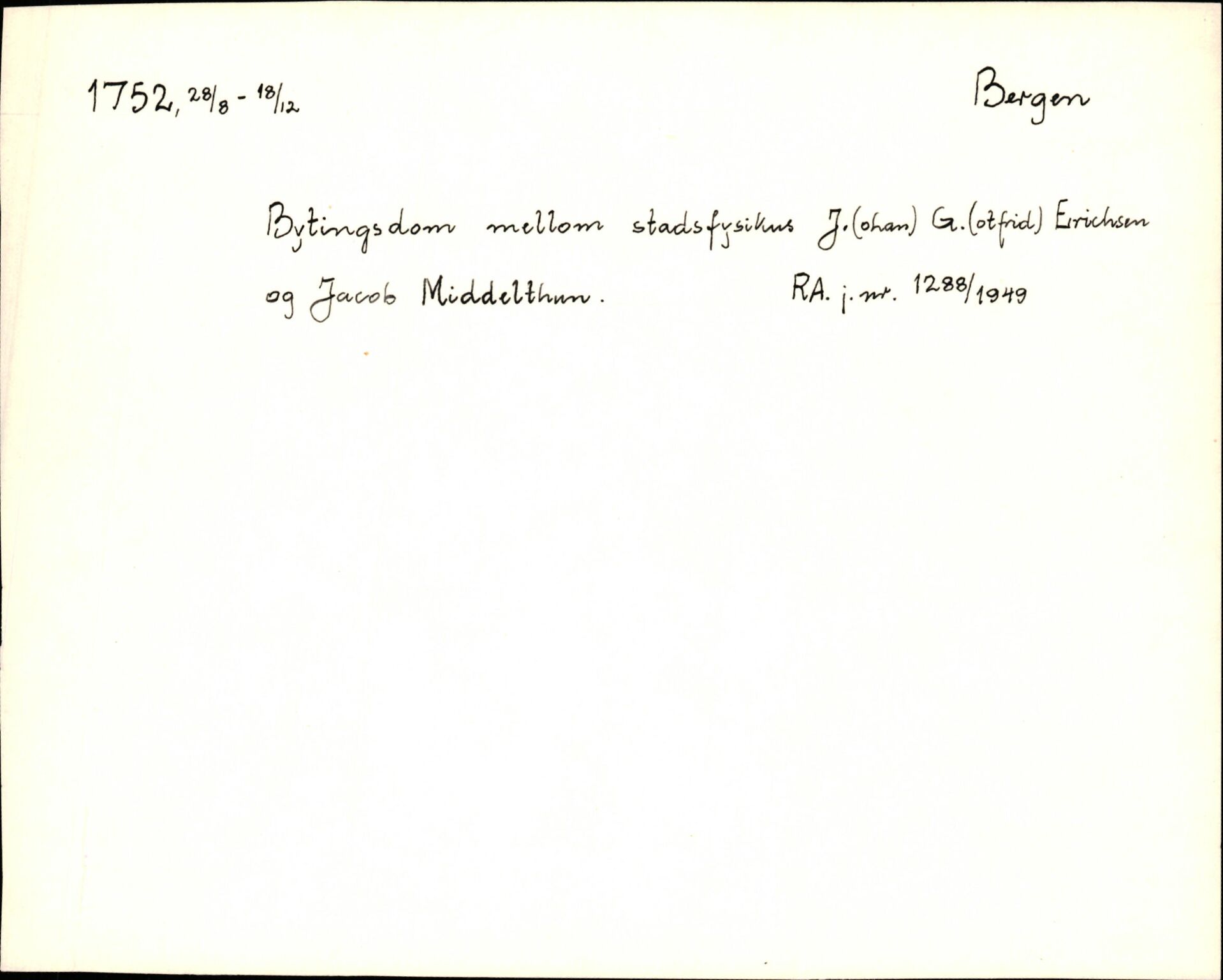 Riksarkivets diplomsamling, AV/RA-EA-5965/F35/F35m/L0004: Localia: Hordaland, Sogn og Fjordane, Møre og Romsdal, Trøndelag og Nord-Norge, p. 27